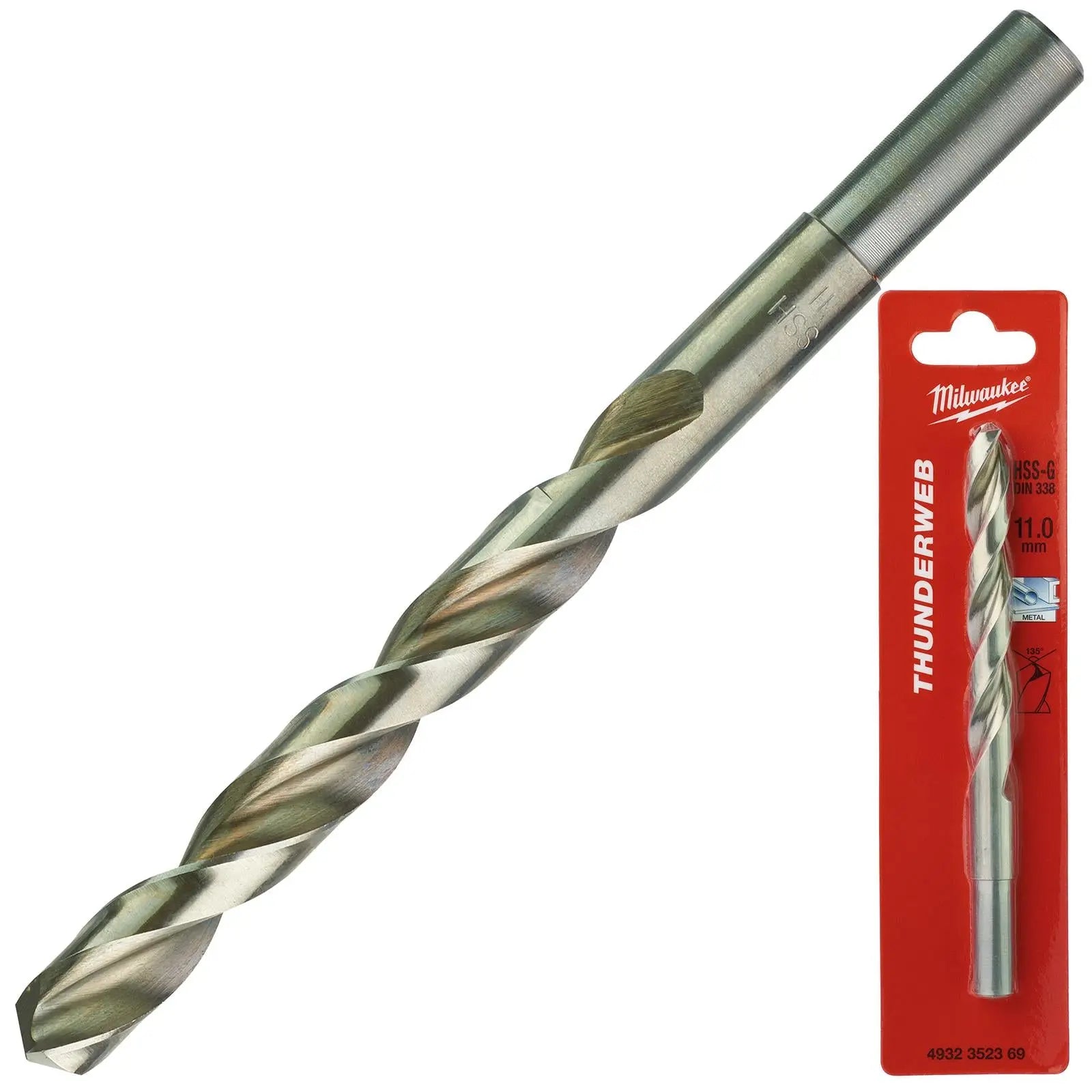 Milwaukee Thunderweb Metal Drill Bits HSS-G Ground DIN338 4.2-13.0mm