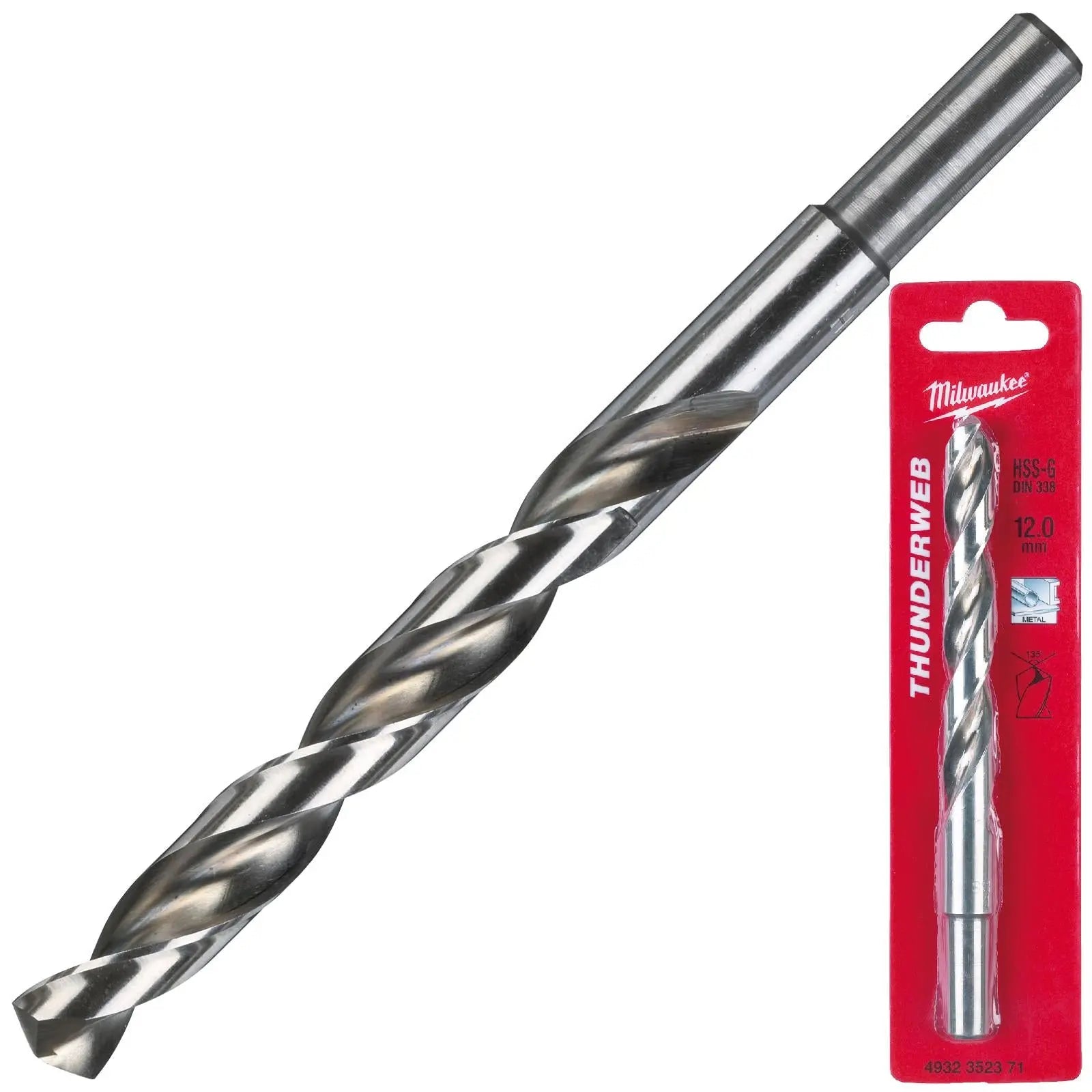 Milwaukee Thunderweb Metal Drill Bits HSS-G Ground DIN338 4.2-13.0mm