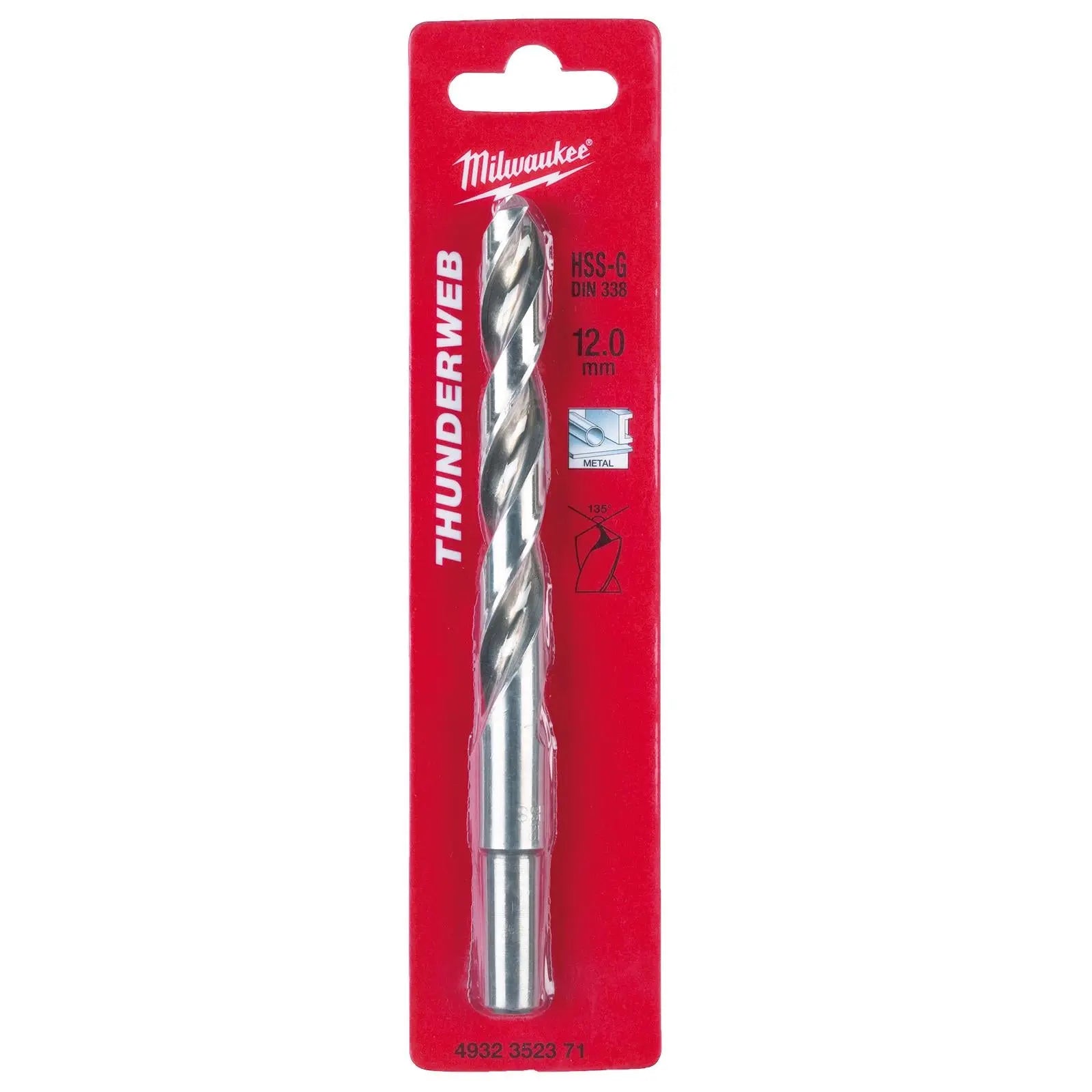 Milwaukee Thunderweb Metal Drill Bits HSS-G Ground DIN338 4.2-13.0mm