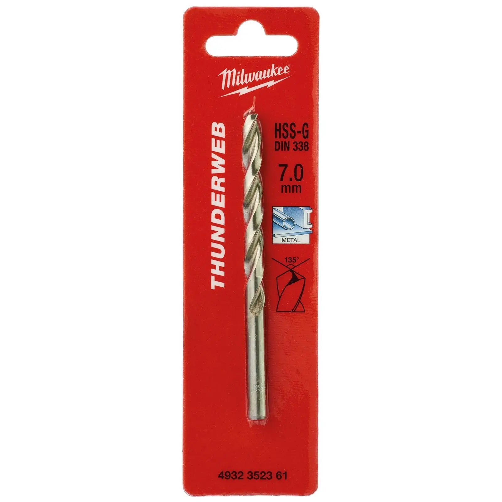 Milwaukee Thunderweb Metal Drill Bits HSS-G Ground DIN338 4.2-13.0mm