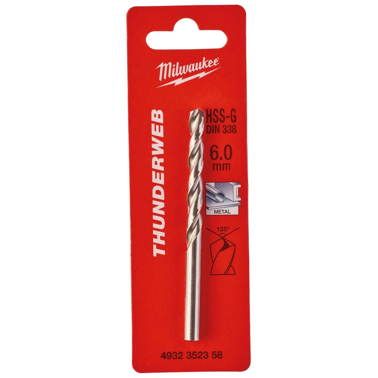 Milwaukee Thunderweb Metal Drill Bits HSS-G Ground DIN338 4.2-13.0mm
