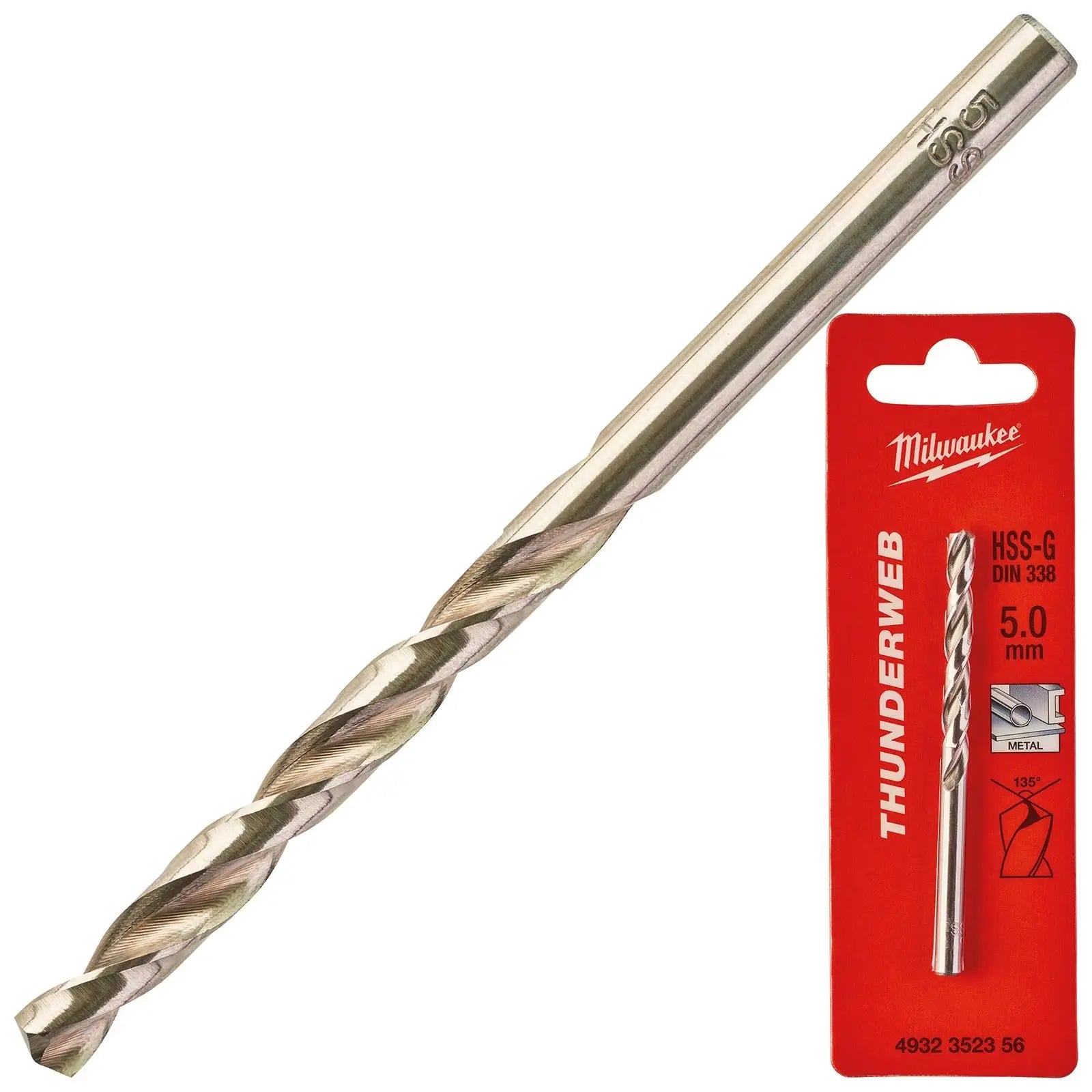 Milwaukee Thunderweb Metal Drill Bits HSS-G Ground DIN338 4.2-13.0mm