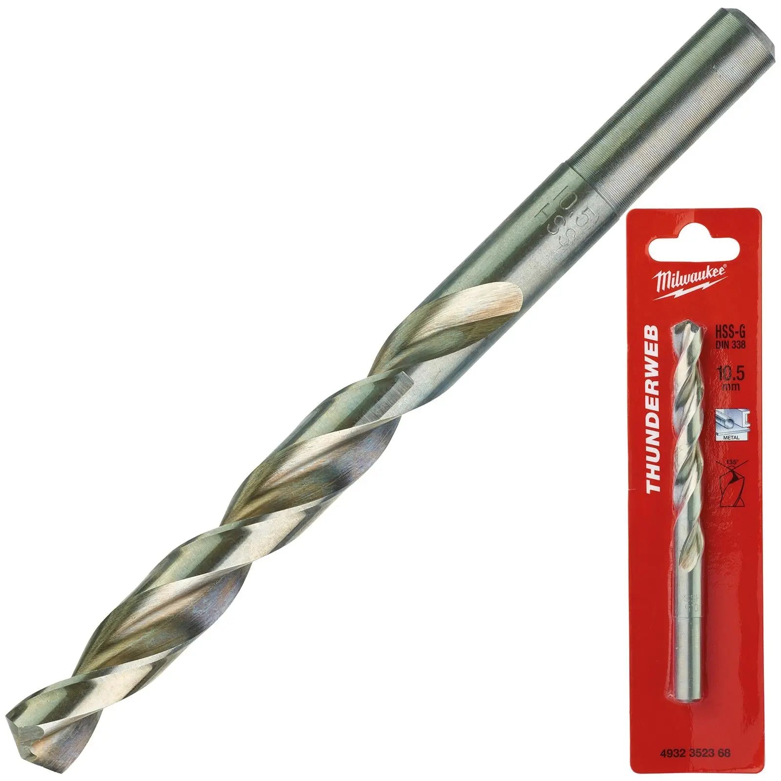 Milwaukee Thunderweb Metal Drill Bits HSS-G Ground DIN338 4.2-13.0mm