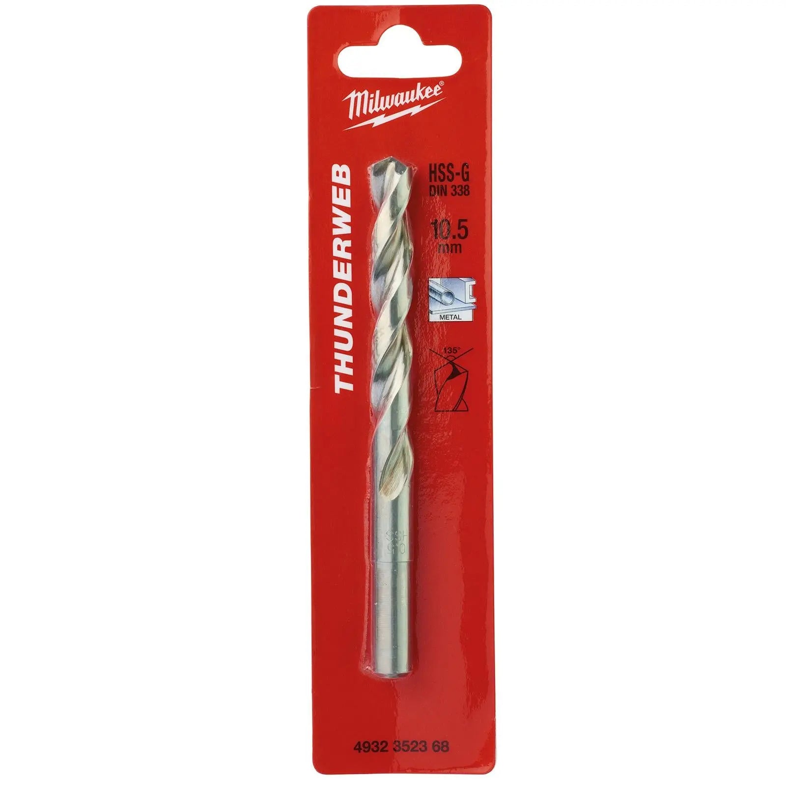 Milwaukee Thunderweb Metal Drill Bits HSS-G Ground DIN338 4.2-13.0mm