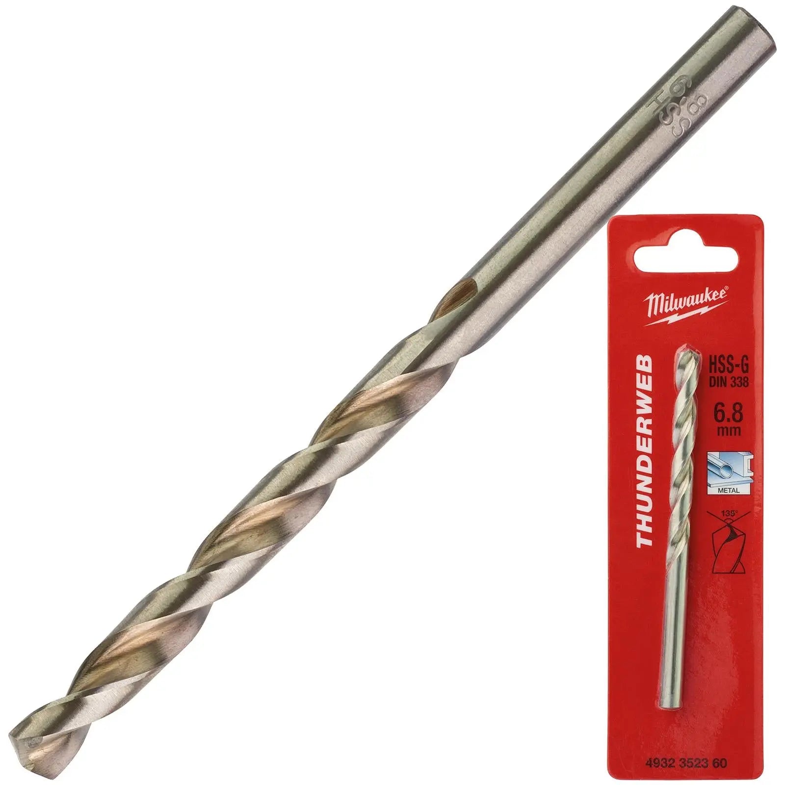Milwaukee Thunderweb Metal Drill Bits HSS-G Ground DIN338 4.2-13.0mm
