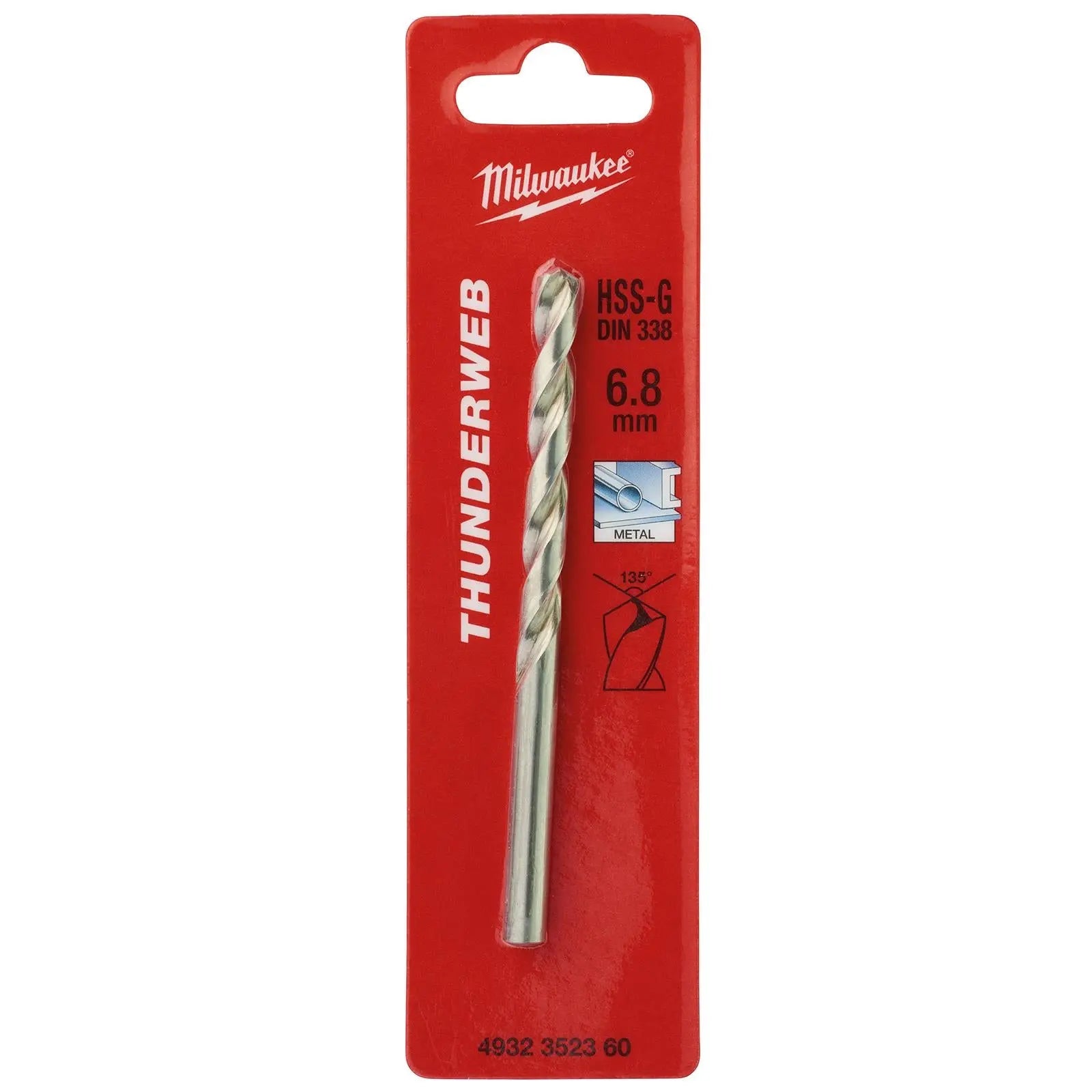 Milwaukee Thunderweb Metal Drill Bits HSS-G Ground DIN338 4.2-13.0mm