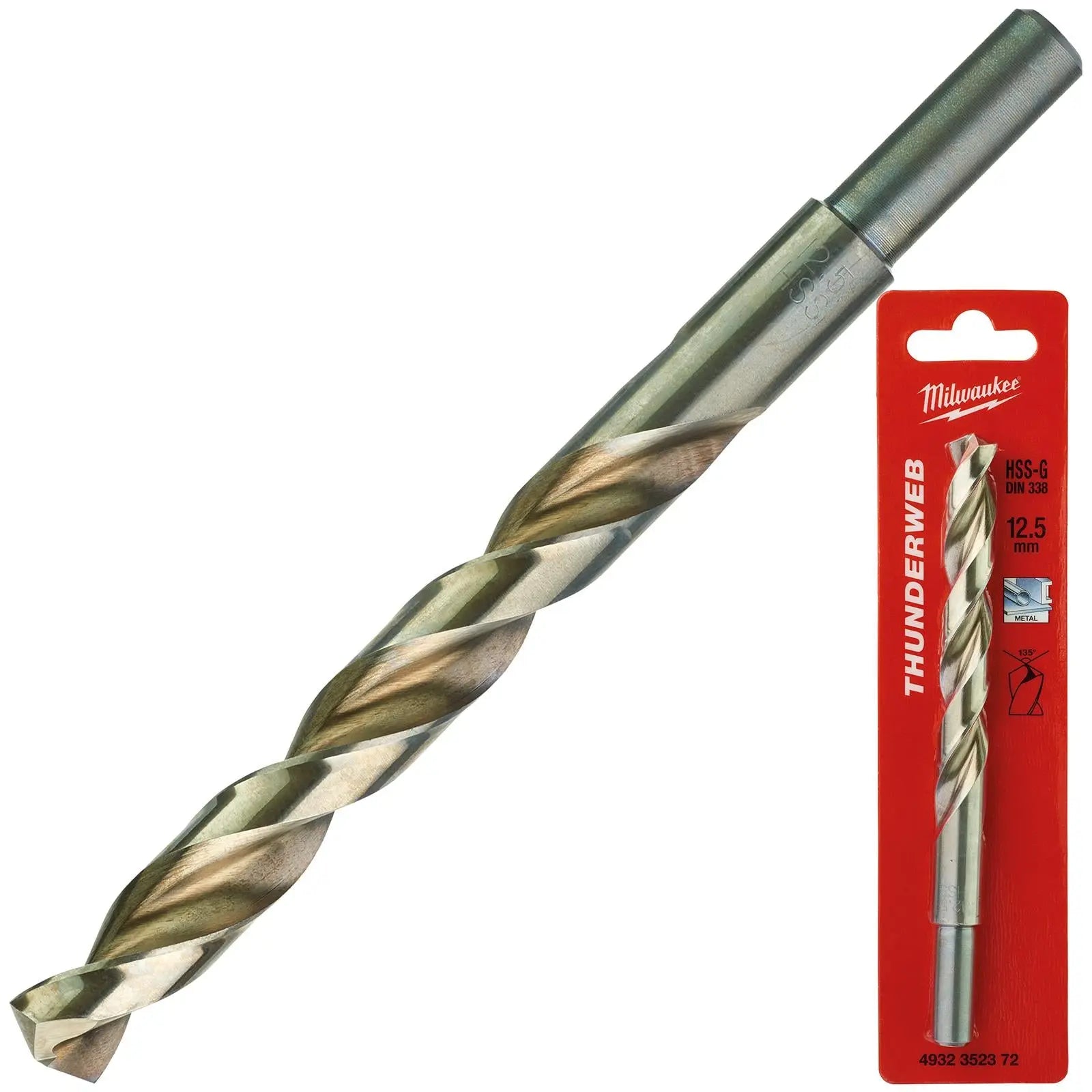 Milwaukee Thunderweb Metal Drill Bits HSS-G Ground DIN338 4.2-13.0mm