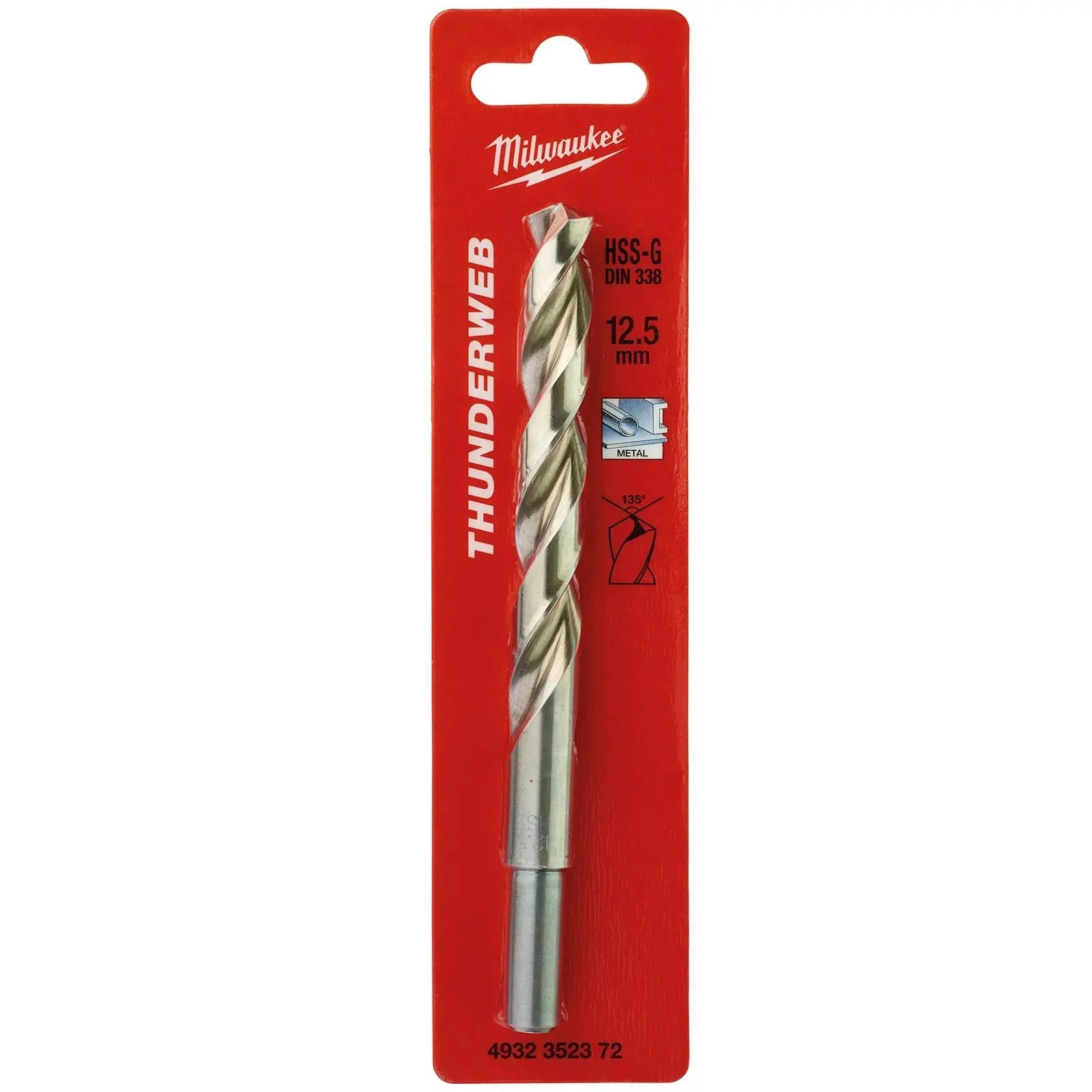 Milwaukee Thunderweb Metal Drill Bits HSS-G Ground DIN338 4.2-13.0mm