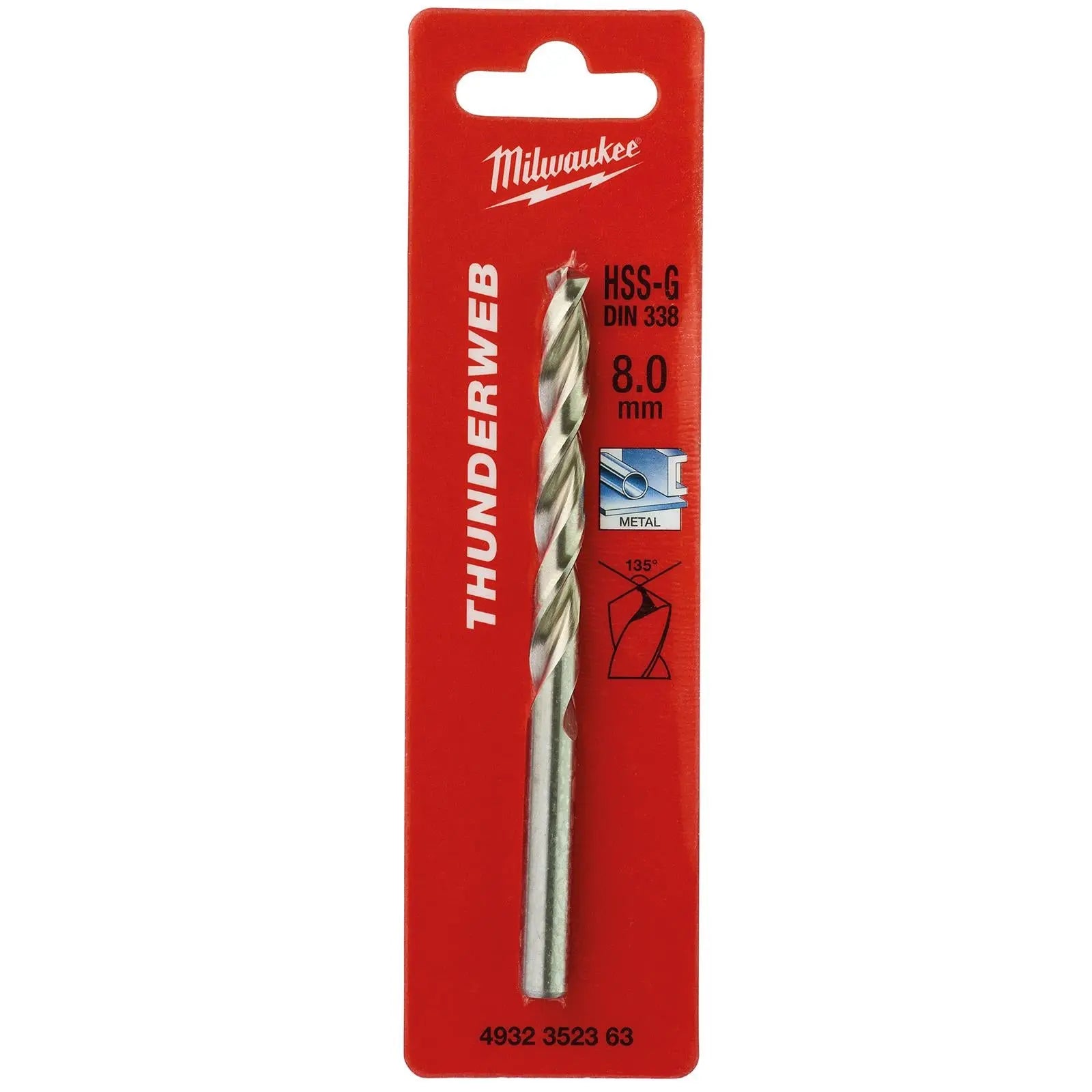 Milwaukee Thunderweb Metal Drill Bits HSS-G Ground DIN338 4.2-13.0mm