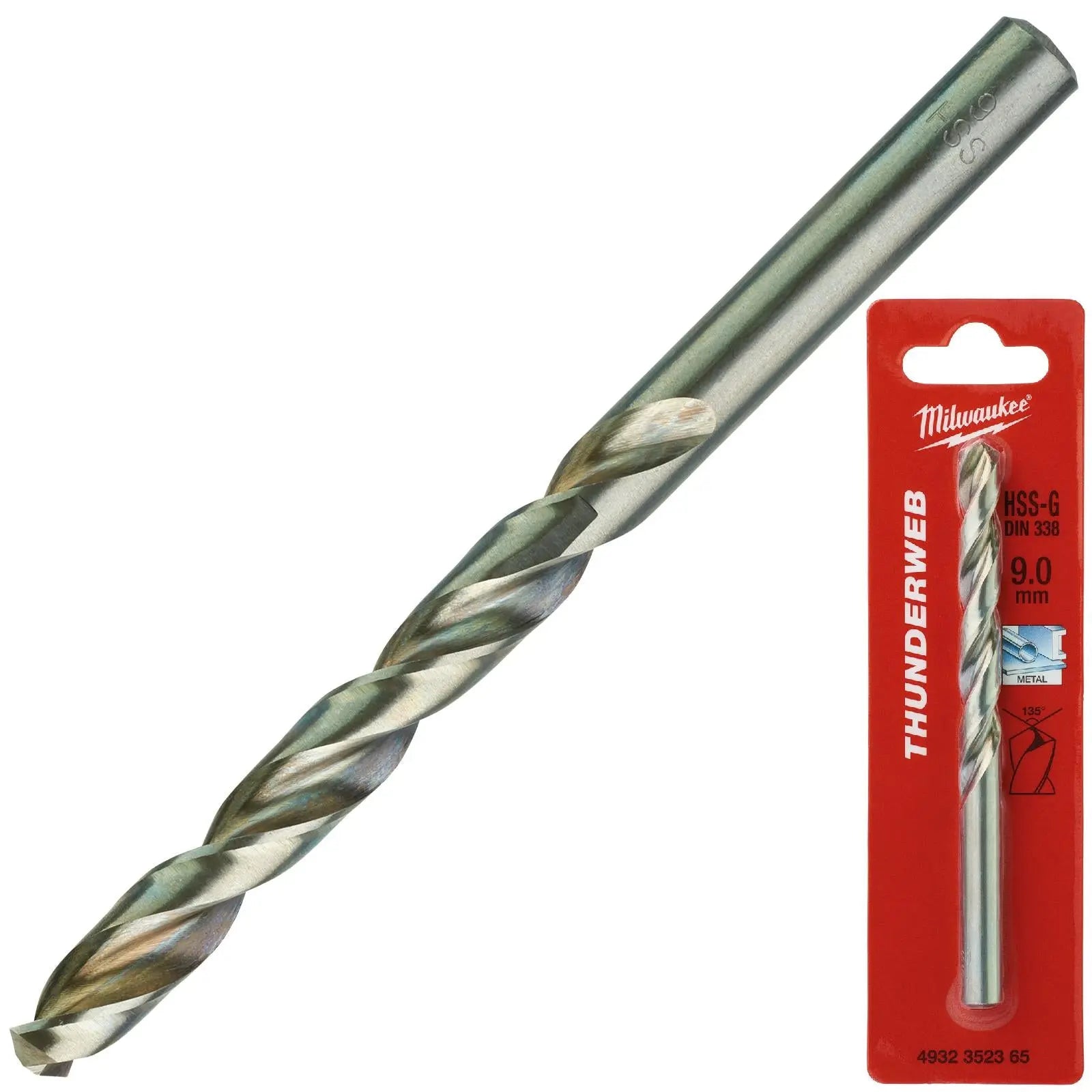 Milwaukee Thunderweb Metal Drill Bits HSS-G Ground DIN338 4.2-13.0mm