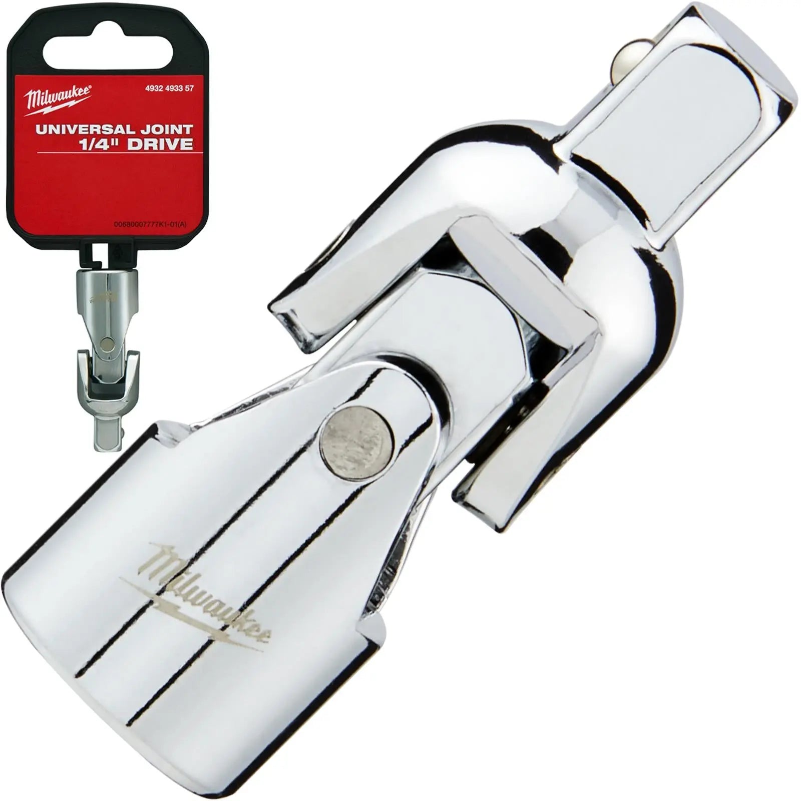 Milwaukee Universal Joint Socket Adaptor 1/4" Drive  White Rose Tools