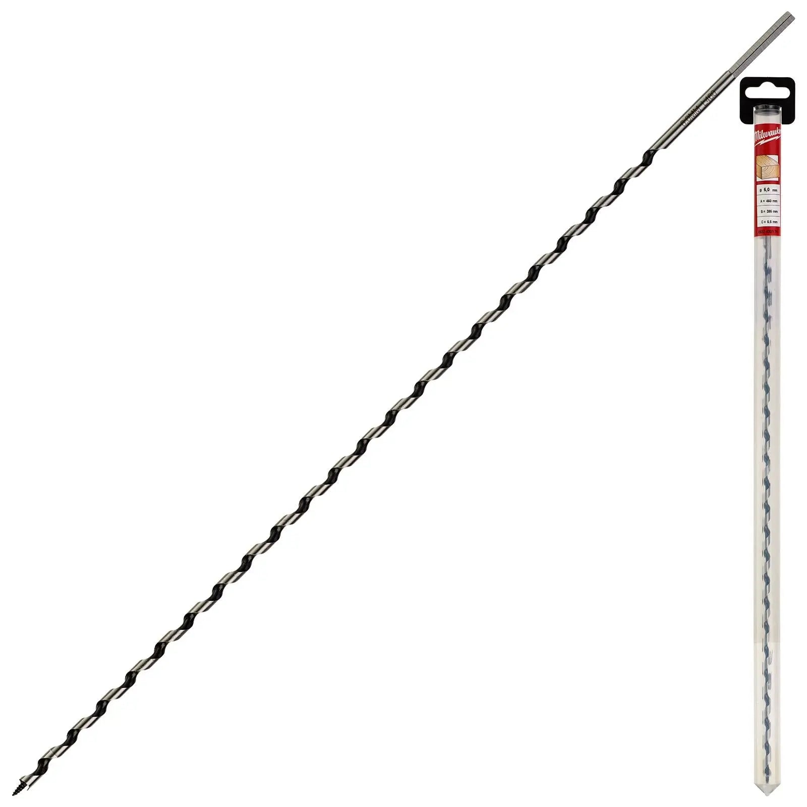 Milwaukee Wood Auger Drill Bits 460mm Overall Length