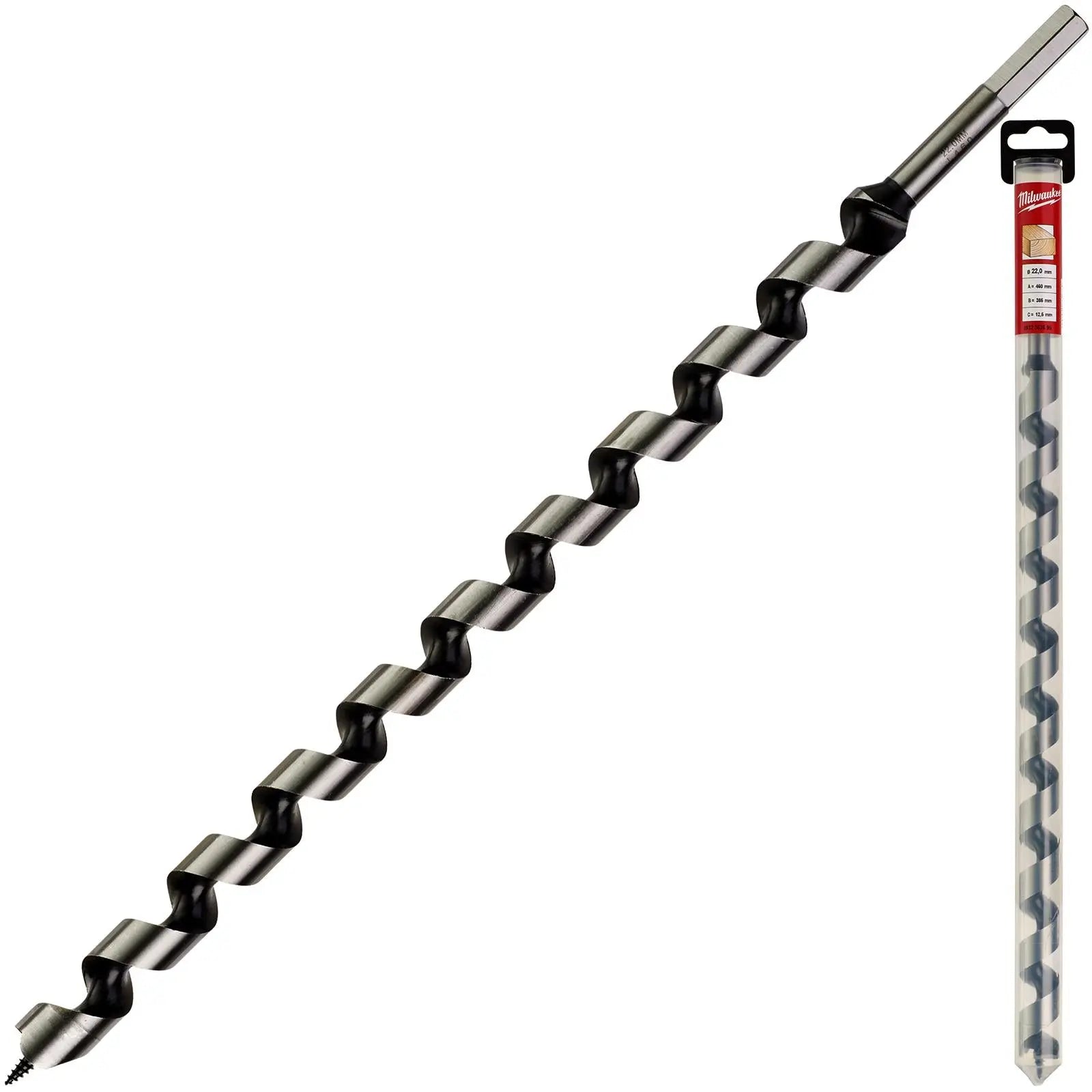 Milwaukee Wood Auger Drill Bits 460mm Overall Length