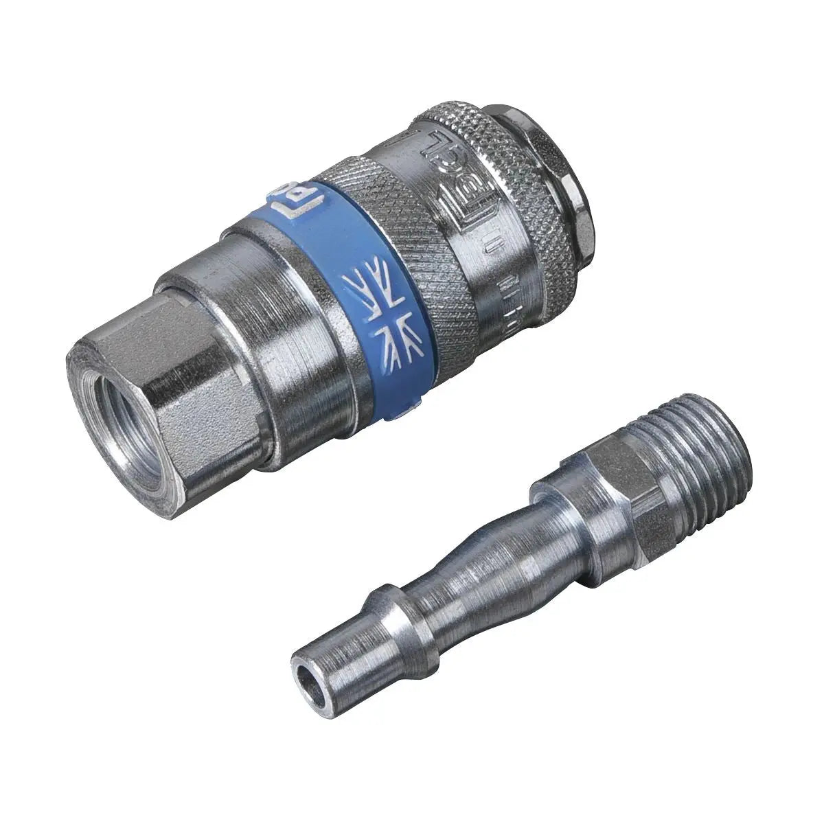 PCL Air Tool Coupling Kit 2pc 1/4"BSP