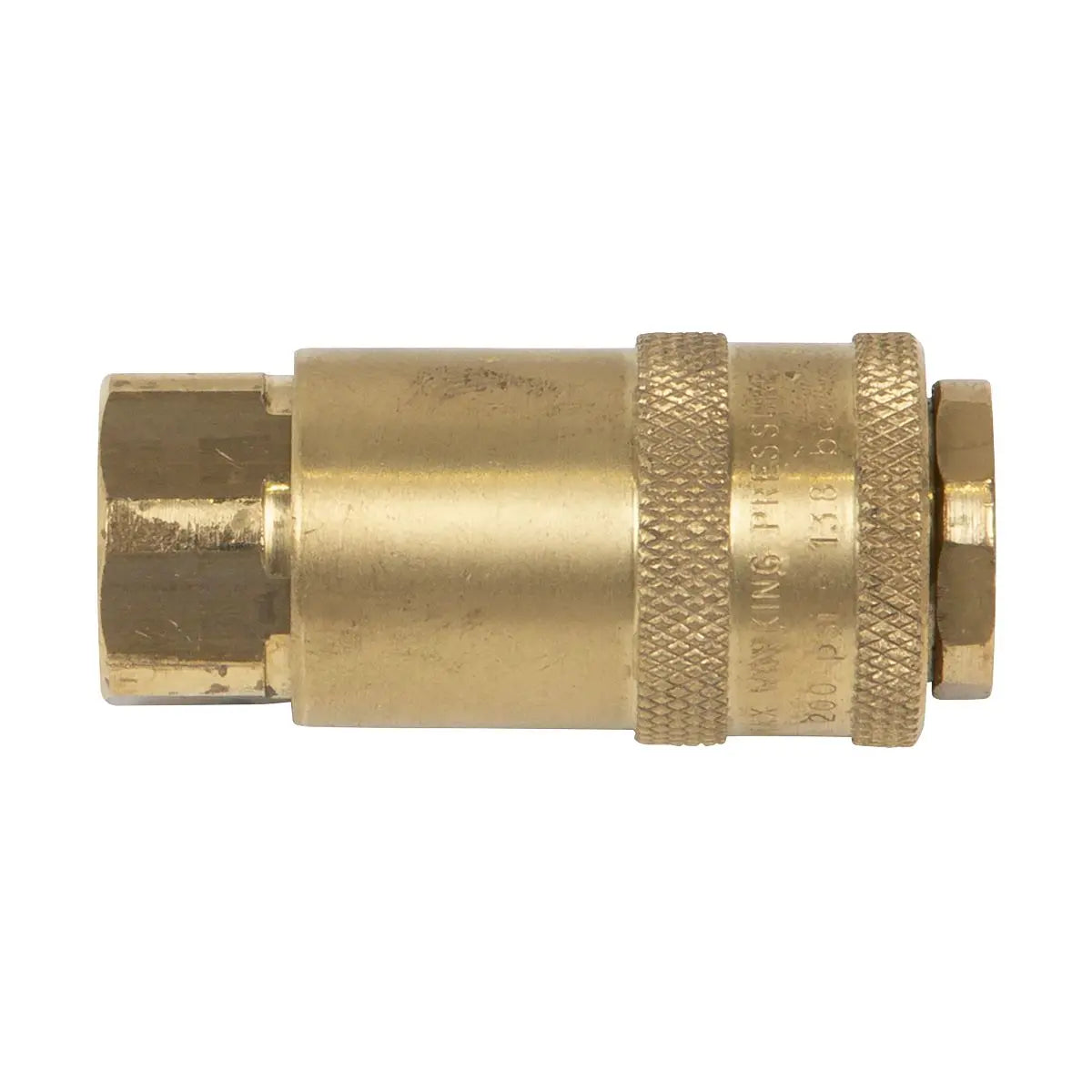 PCL Non-Corrodible PCL Coupling Body Female 1/4"BSP White Rose Tools