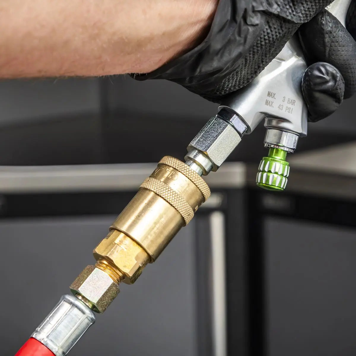 PCL Non-Corrodible PCL Coupling Body Male 1/4"BSPT White Rose Tools