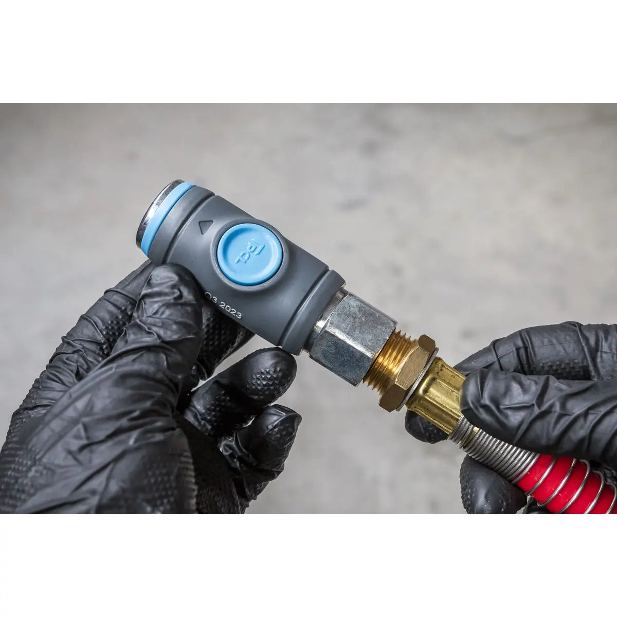 PCL Push Button Safety Coupling Body Female 1/2"BSP  White Rose Tools