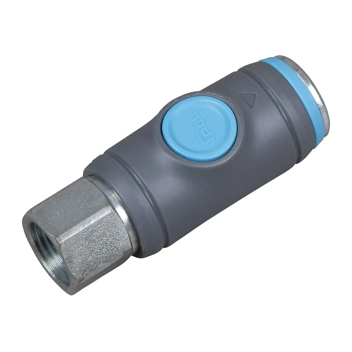 PCL Push Button Safety Coupling Body Female 1/2"BSP  White Rose Tools