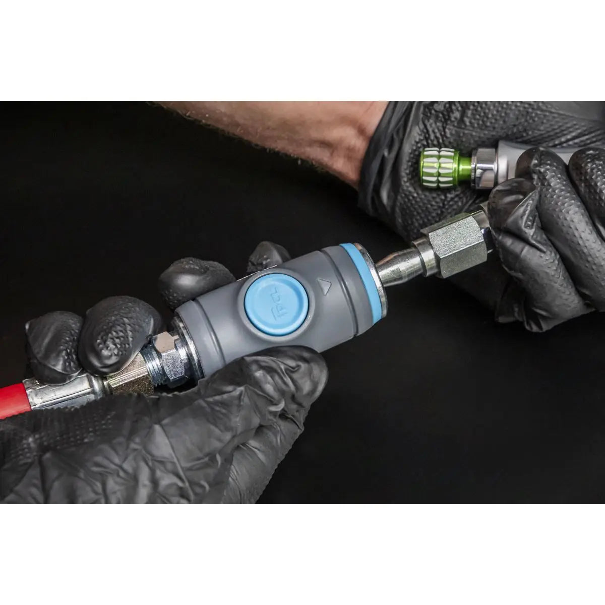 PCL Push Button Safety Coupling Body Male 1/4"BSPT  White Rose Tools