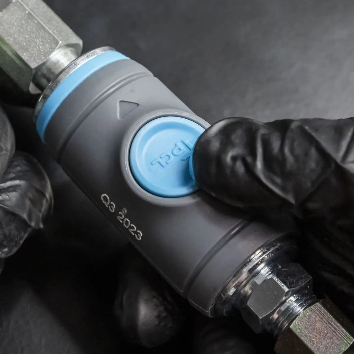 PCL Push Button Safety Coupling Body Male 1/4"BSPT  White Rose Tools