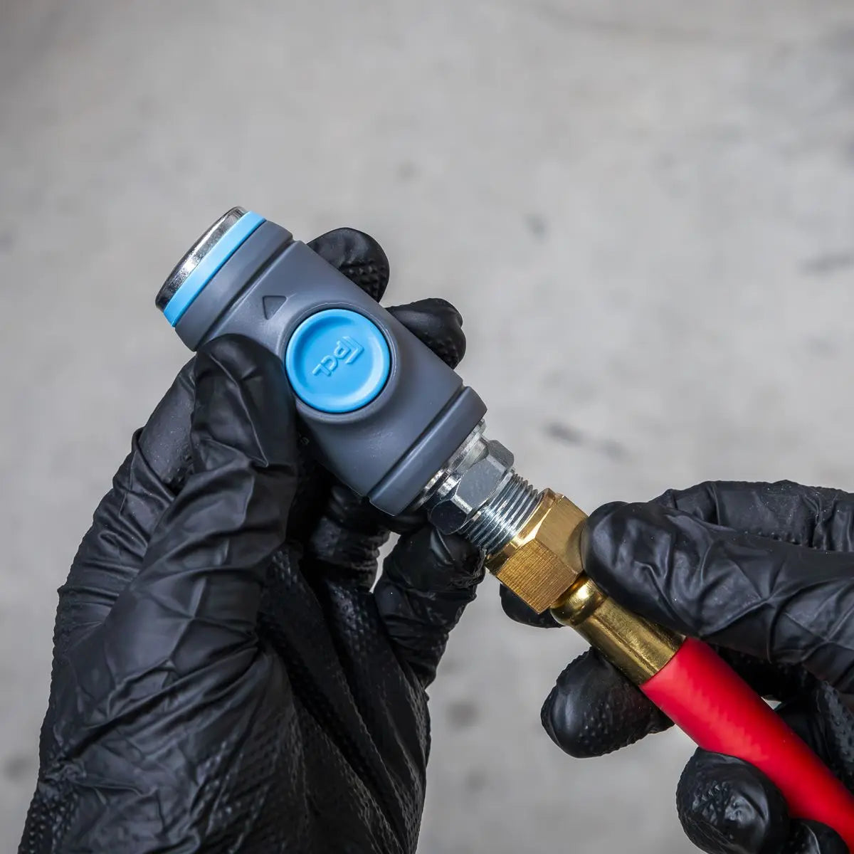 PCL Push Button Safety Coupling Body Male 3/8"BSPT  White Rose Tools