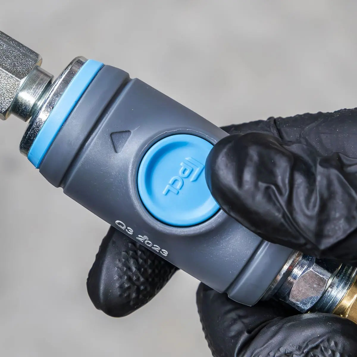 PCL Push Button Safety Coupling Body Male 3/8"BSPT  White Rose Tools