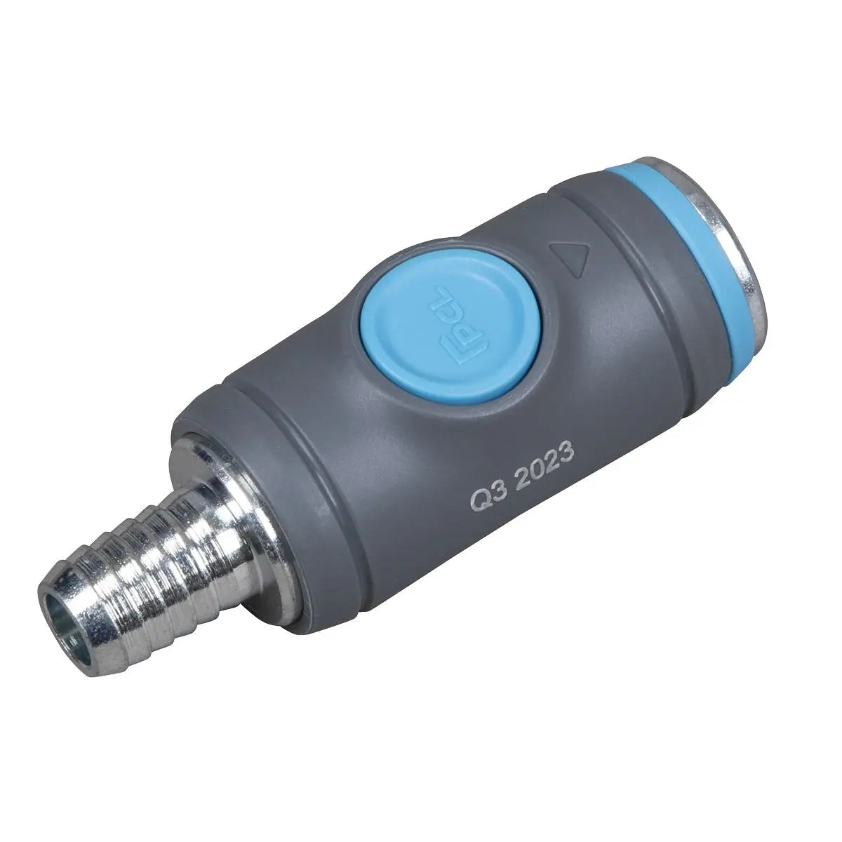 PCL Push Button Safety Coupling Body Tailpiece for Ø1/2" Hose  White Rose Tools