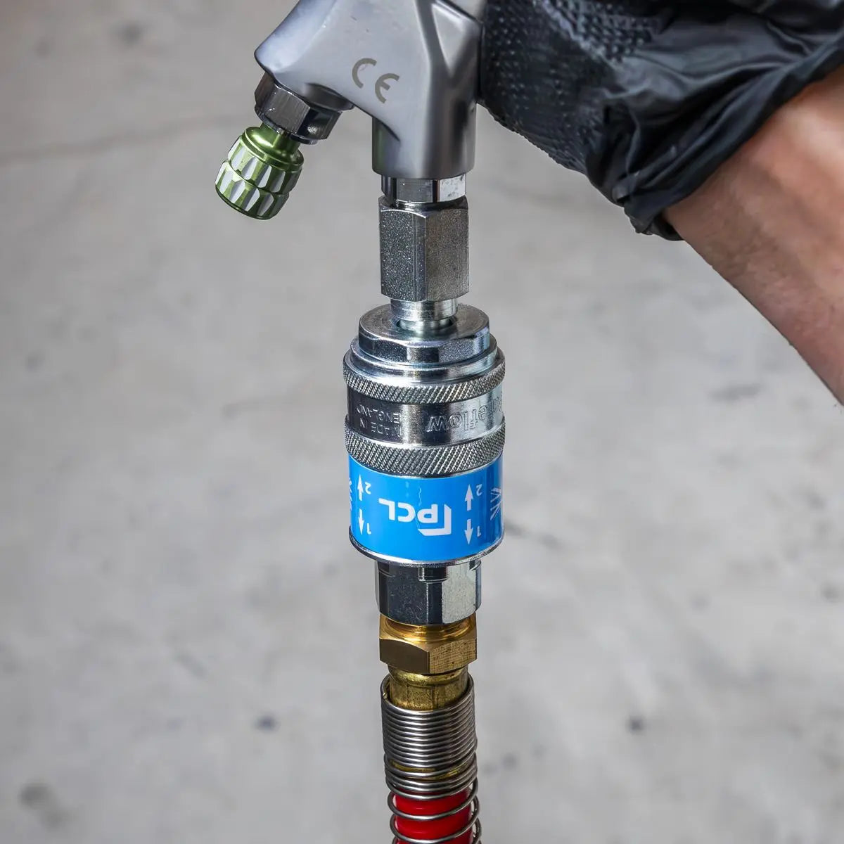 PCL Safeflow Safety Coupling Body Female 3/8"BSP  White Rose Tools