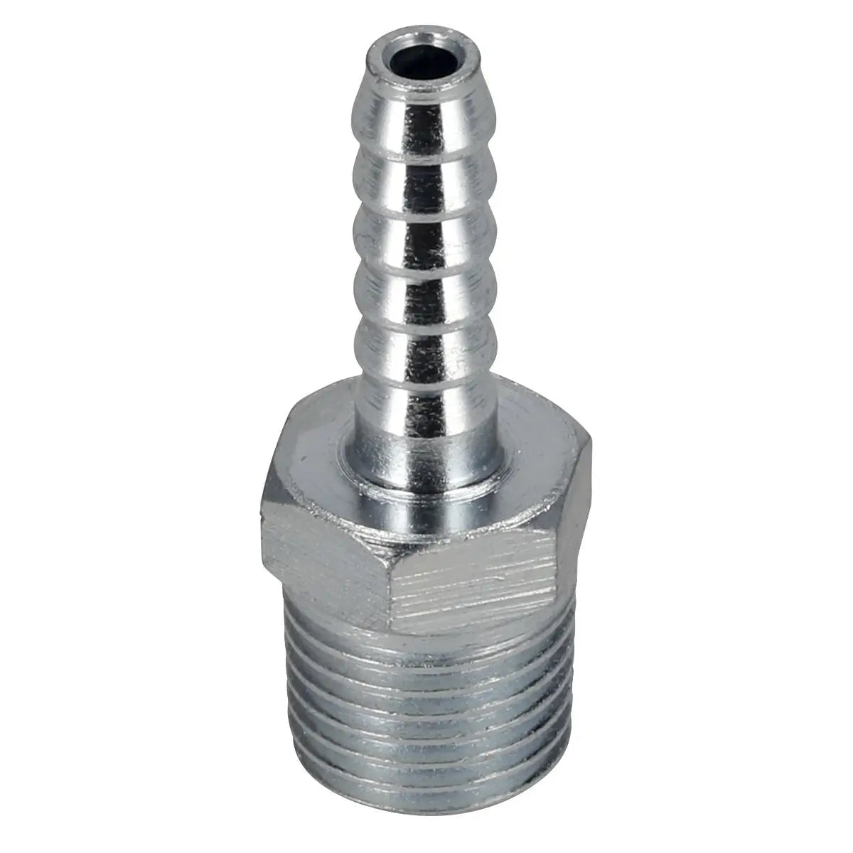 PCL Screwed Tailpiece Male 1/4"BSPT - 3/16" Hose Pack of 5