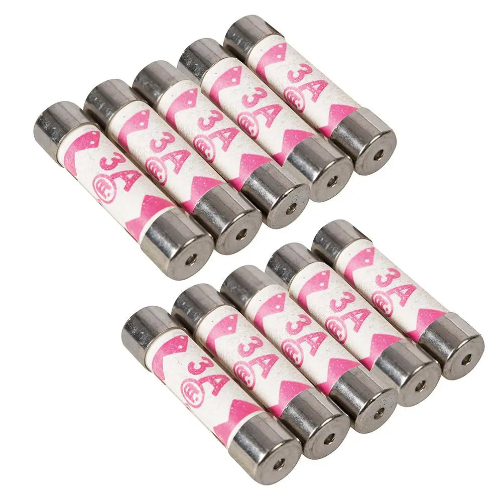 Powermaster Fuses 10pk 3A 595539  White Rose Tools