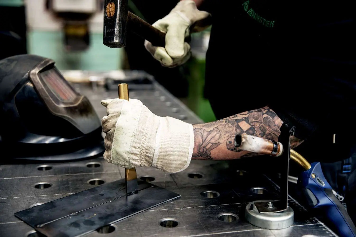 Rennsteig Flat Cold Chisel 175mm without Hand Protection 31 175 1  White Rose Tools