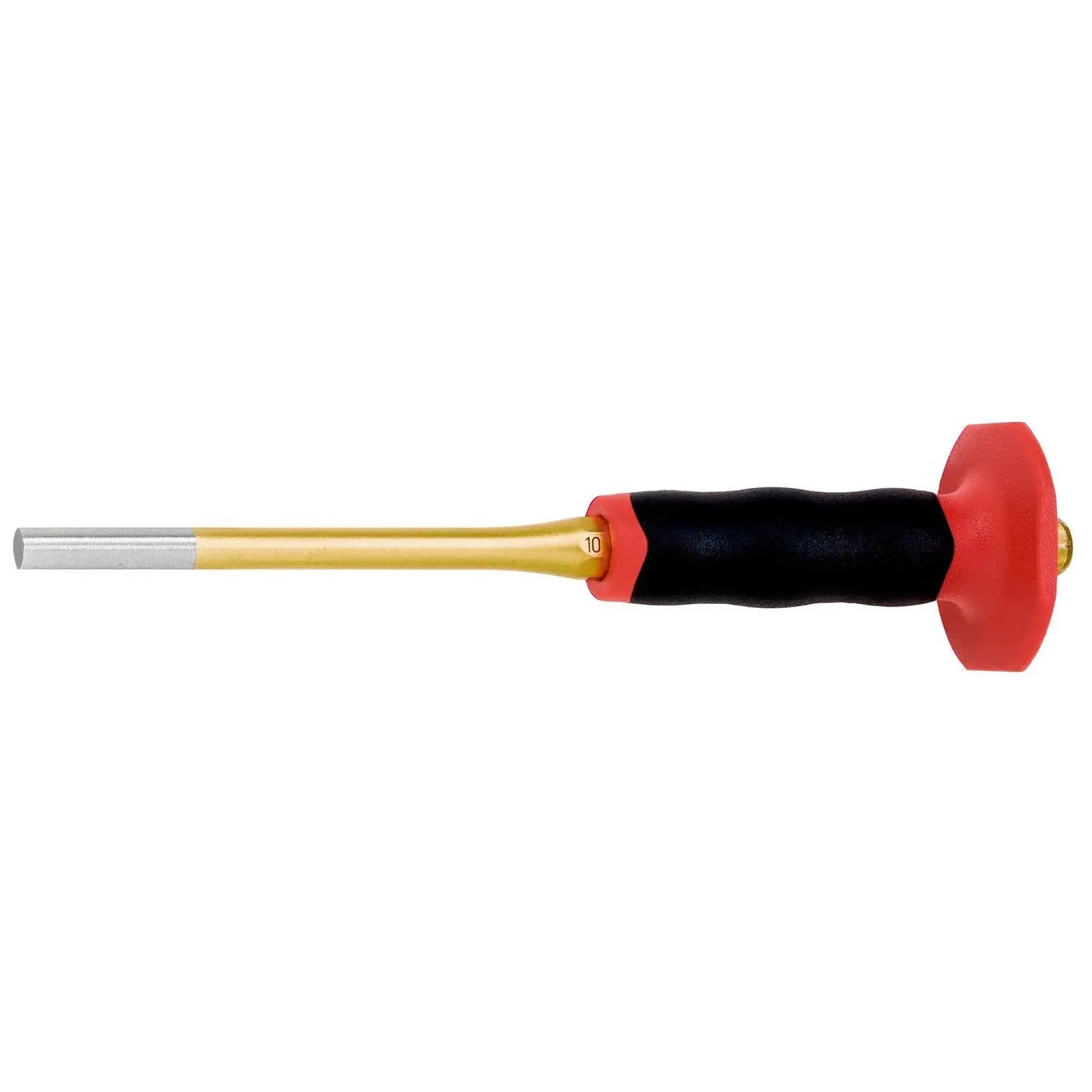 Rennsteig Parallel Pin Punch with Hand Guard 240 x 14 x 10 mm White Rose Tools