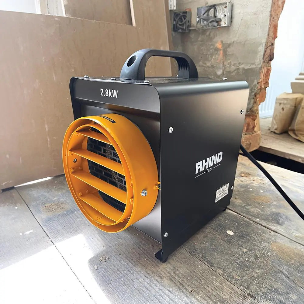 Rhino 2.8kW FH3 Fan Heater 110V H02075  White Rose Tools