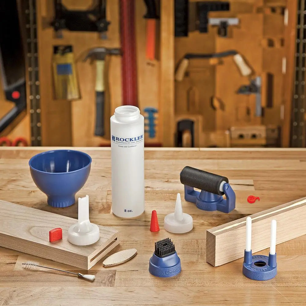 Rockler Glue Application Set 8pce 458708  White Rose Tools