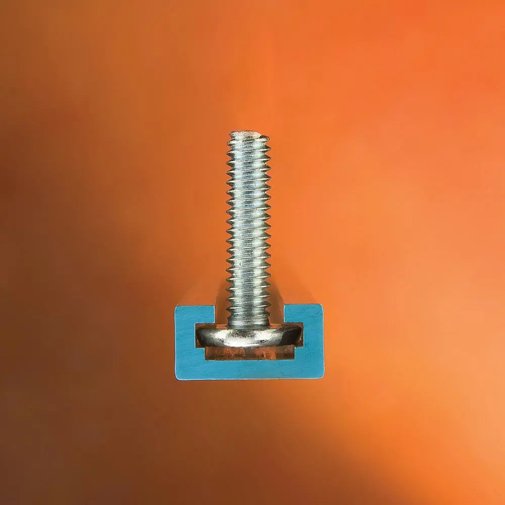 Rockler Universal T-Track Set 17pce 1219mm (4ft) 679127  White Rose Tools