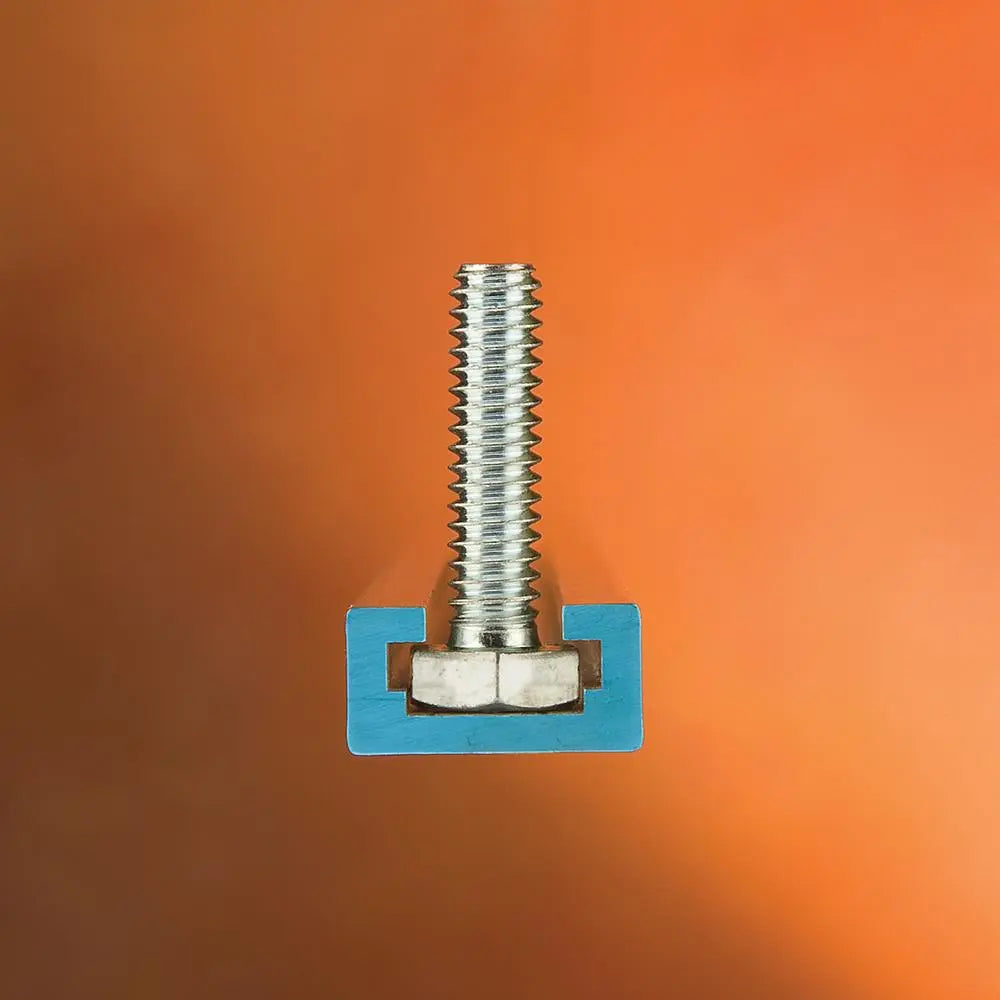 Rockler Universal T-Track Set 17pce 1219mm (4ft) 679127  White Rose Tools