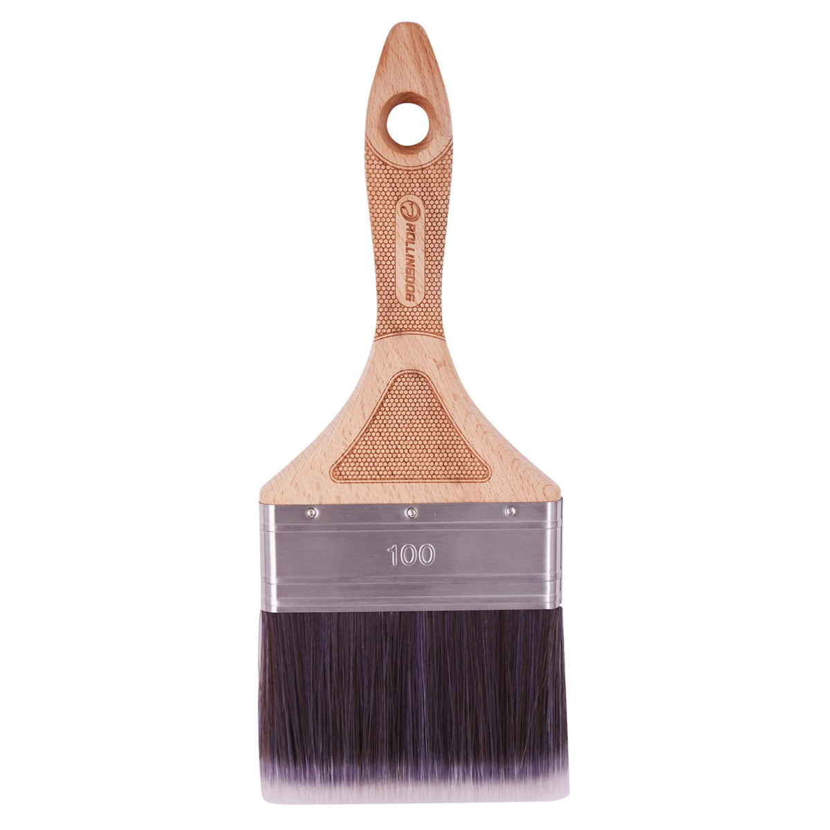 Rollingdog DOBERMAN™ BTX1000 Series Beaver Tail Paint Brush 100mm 08581 White Rose Tools