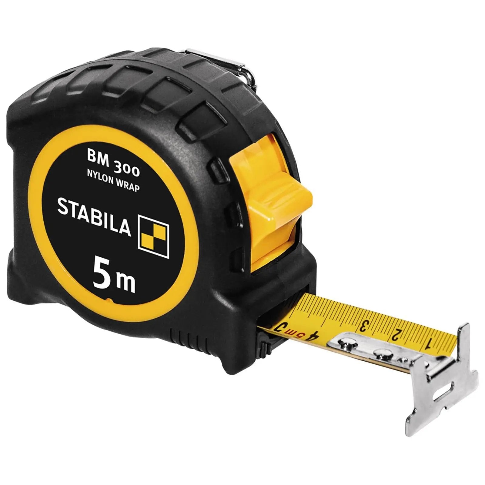 STABILA Pocket Tape Meausre BM300 Metric Scale Two Sided - Choose Size  White Rose Tools