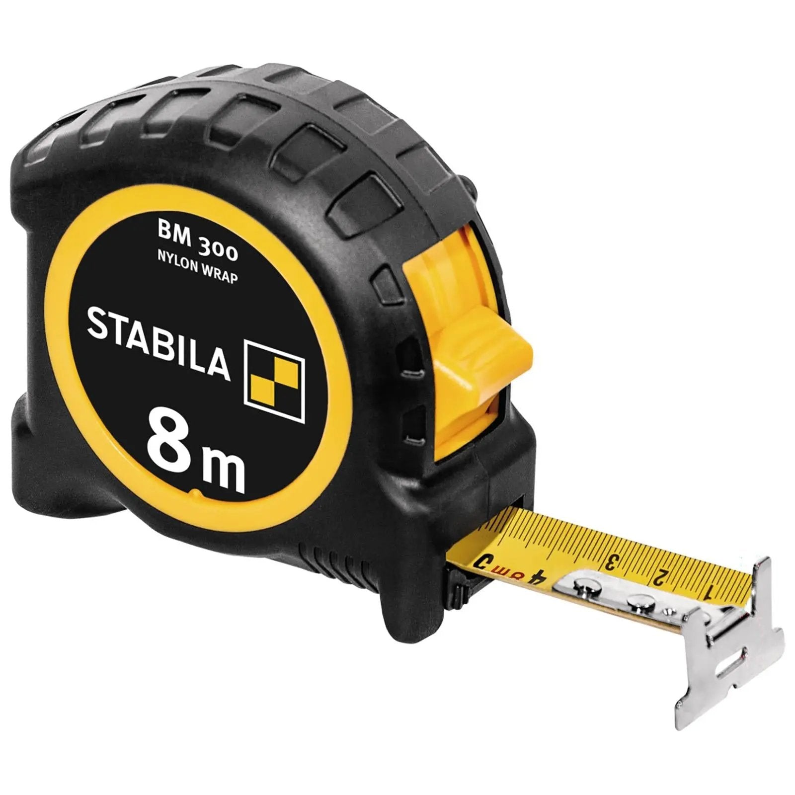 STABILA Pocket Tape Meausre BM300 Metric Scale Two Sided - Choose Size  White Rose Tools