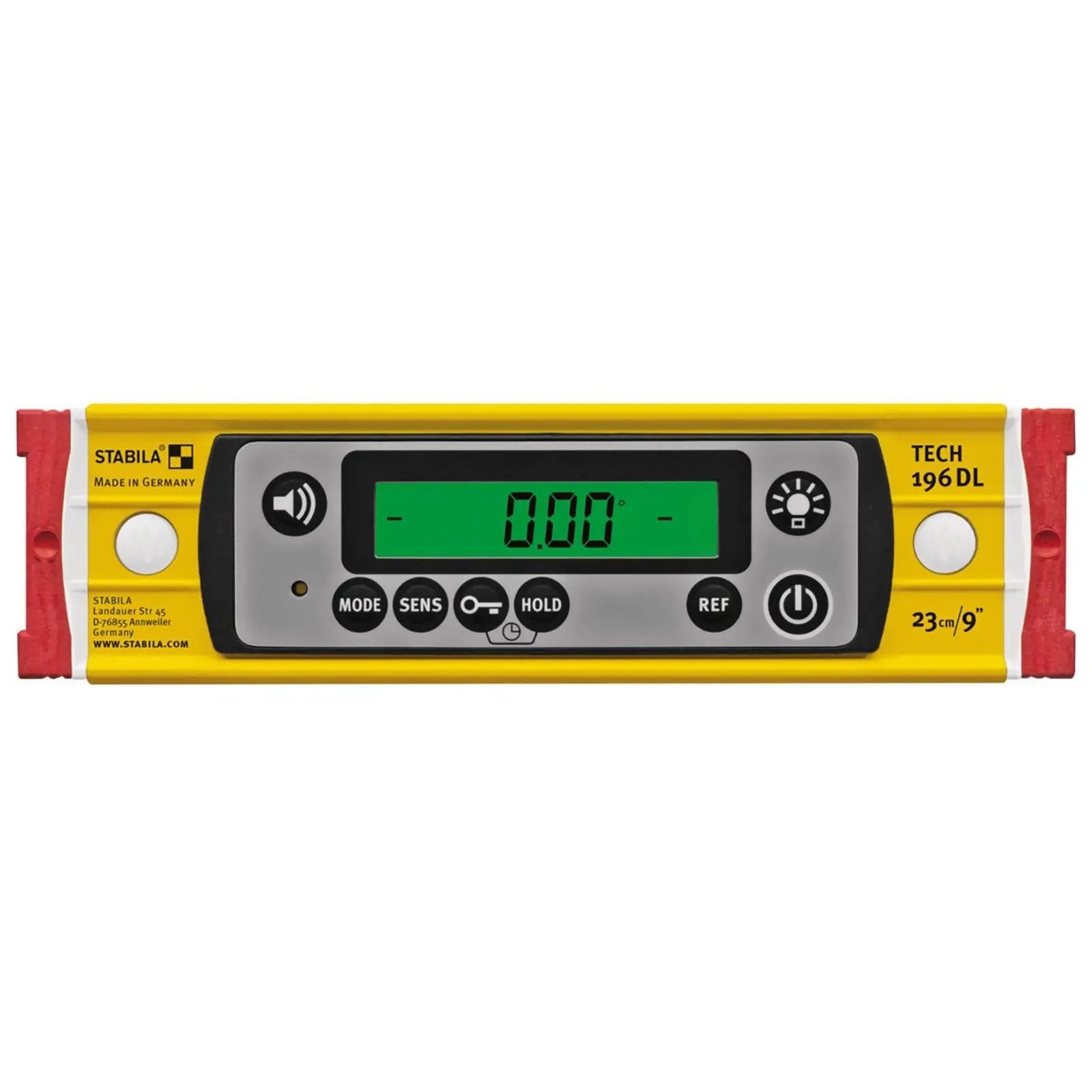 STABILA TECH 196 DL Digital Spirit Level Waterproof - Choose Size  White Rose Tools