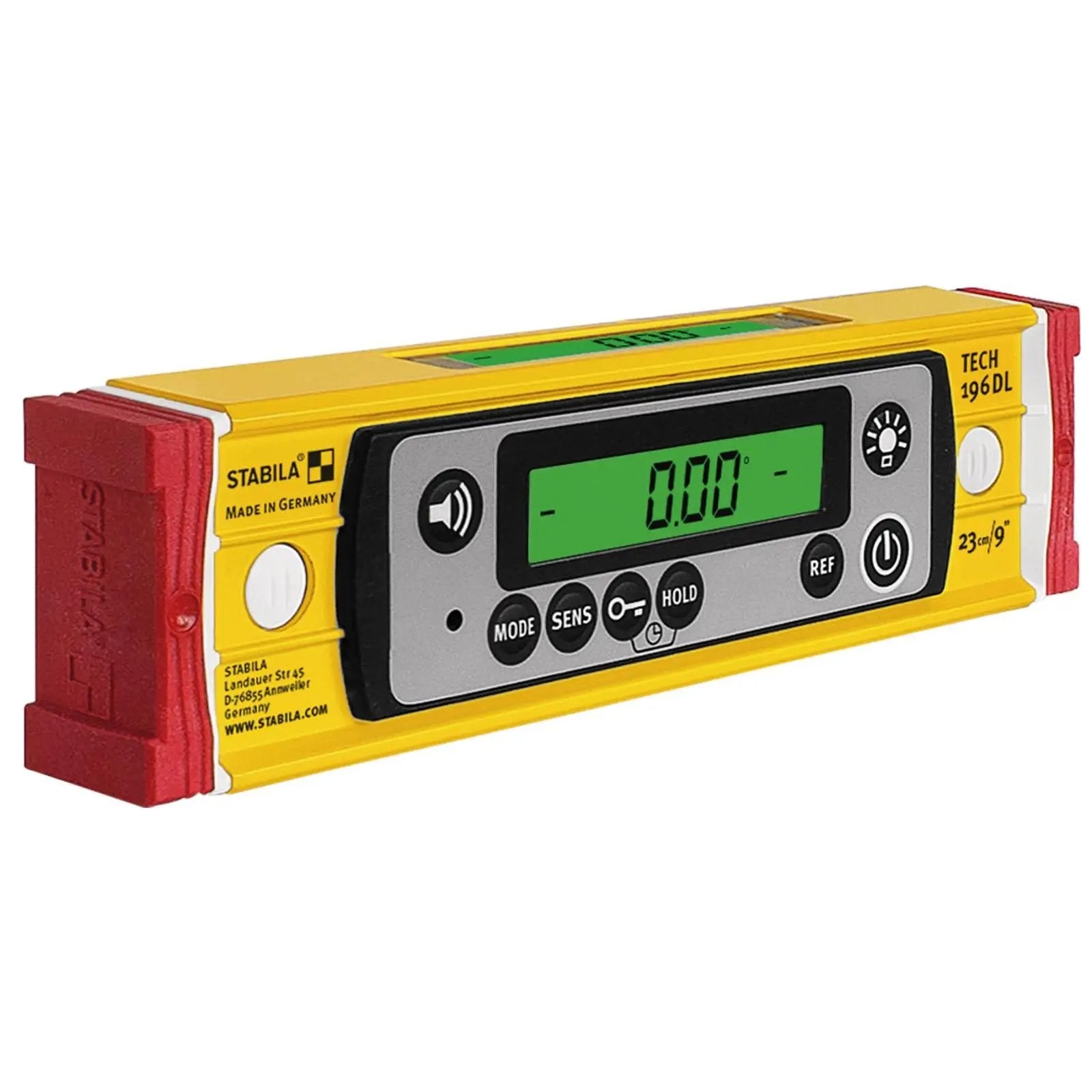 STABILA TECH 196 DL Digital Spirit Level Waterproof - Choose Size  White Rose Tools