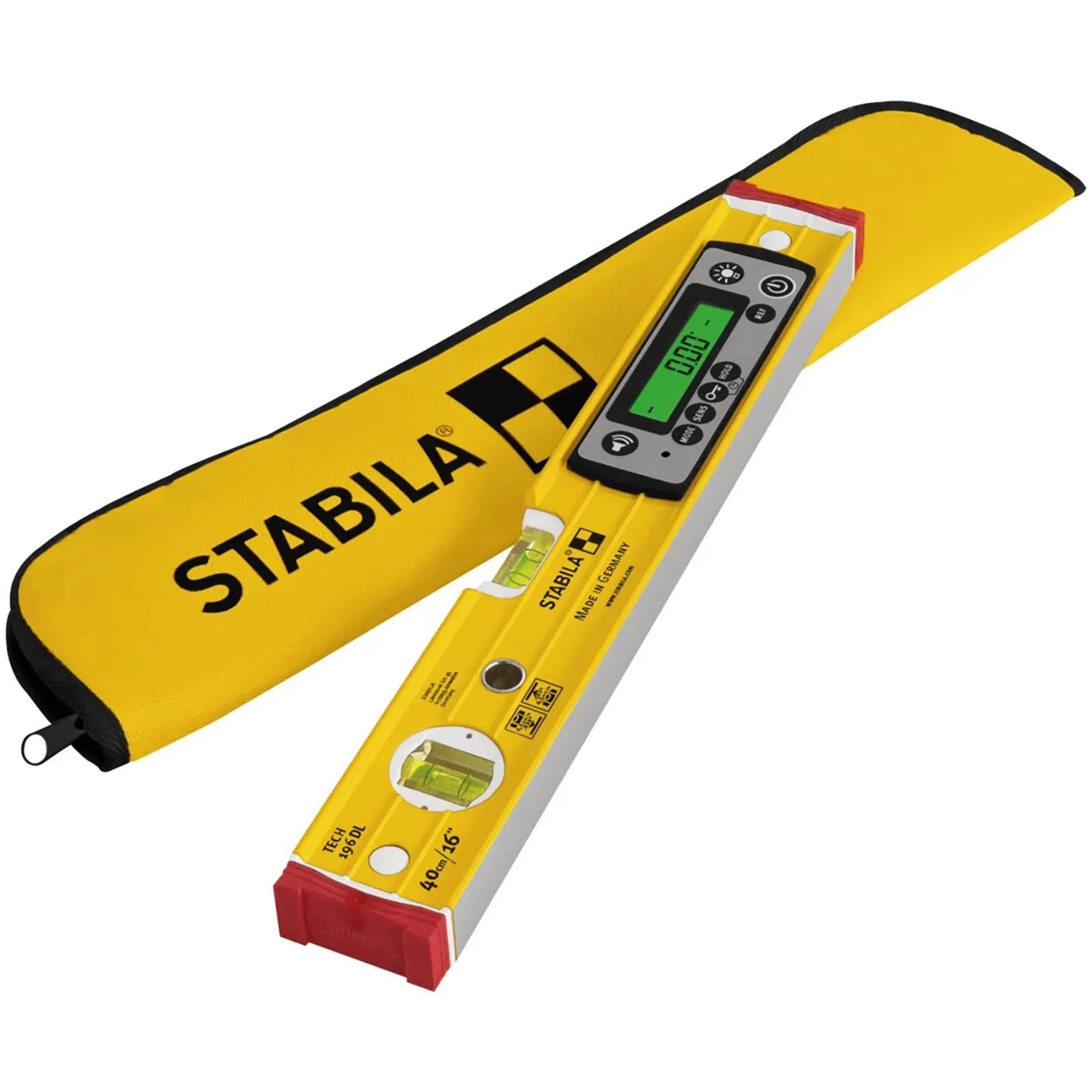 STABILA TECH 196 DL Digital Spirit Level Waterproof - Choose Size  White Rose Tools