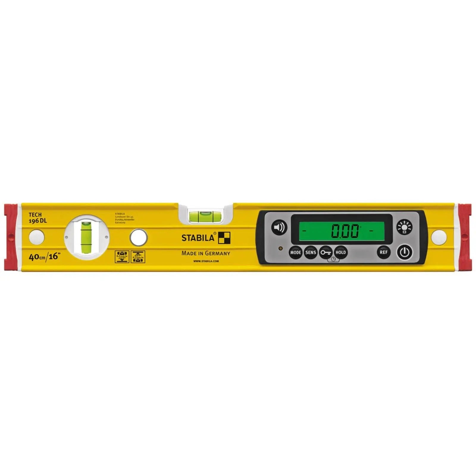 STABILA TECH 196 DL Digital Spirit Level Waterproof - Choose Size  White Rose Tools