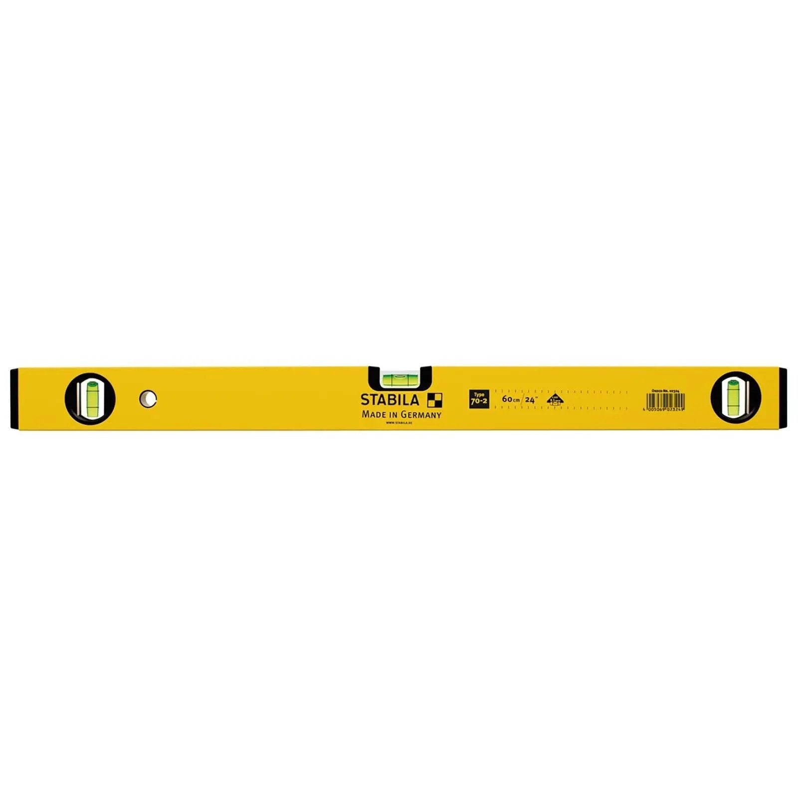 STABILA Type 70-2 Spirit Level - Choose Size  White Rose Tools