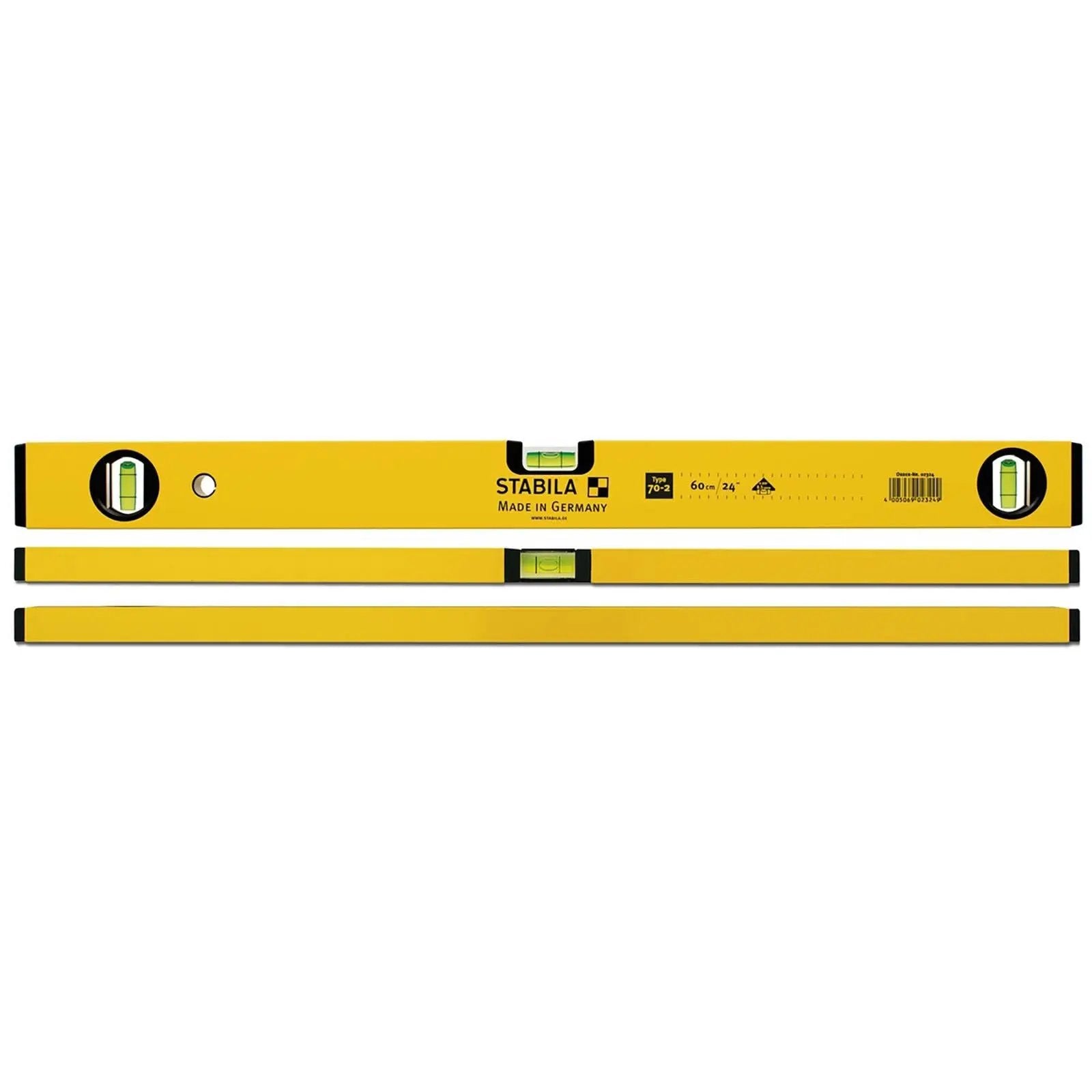 STABILA Type 70-2 Spirit Level - Choose Size  White Rose Tools