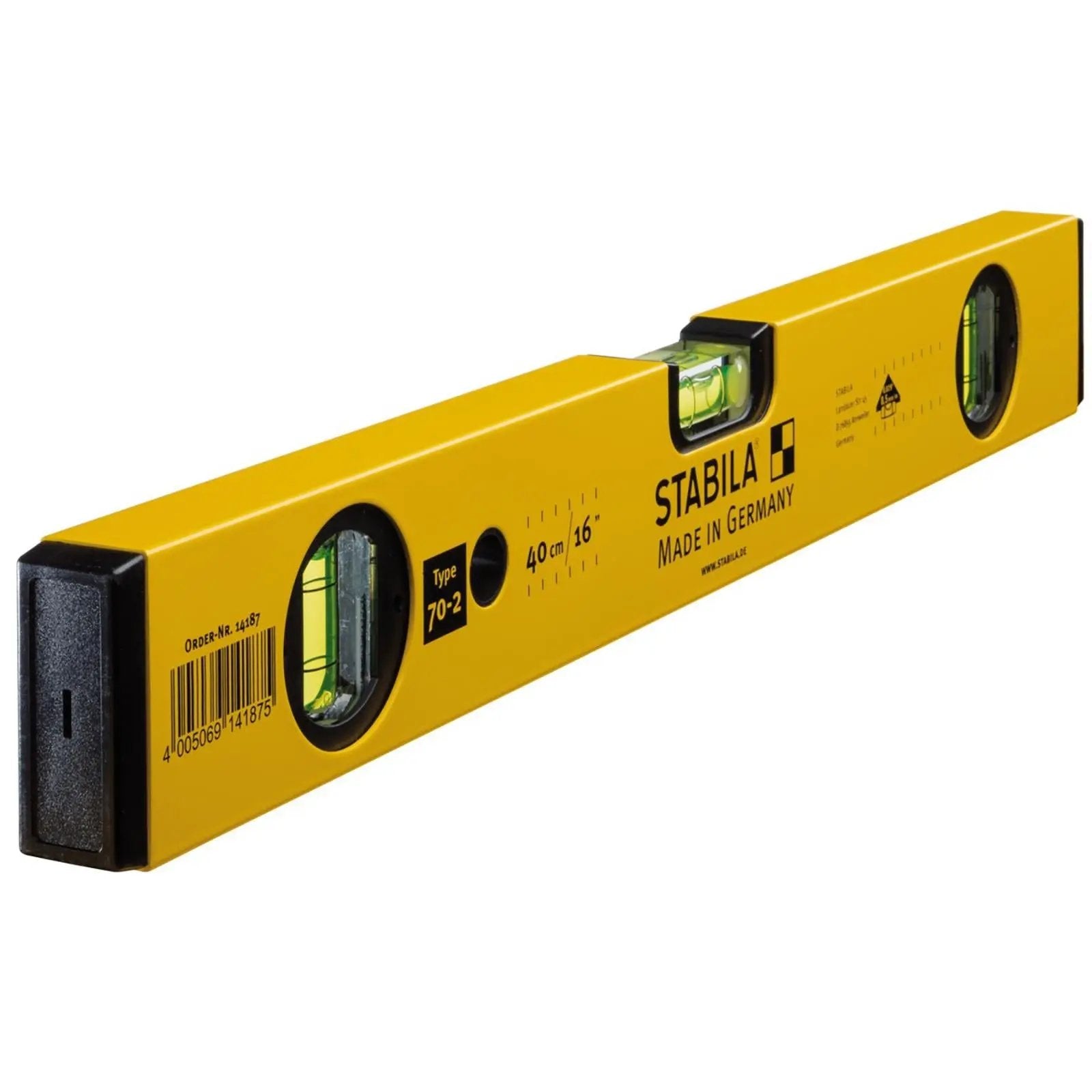 STABILA Type 70-2 Spirit Level - Choose Size  White Rose Tools