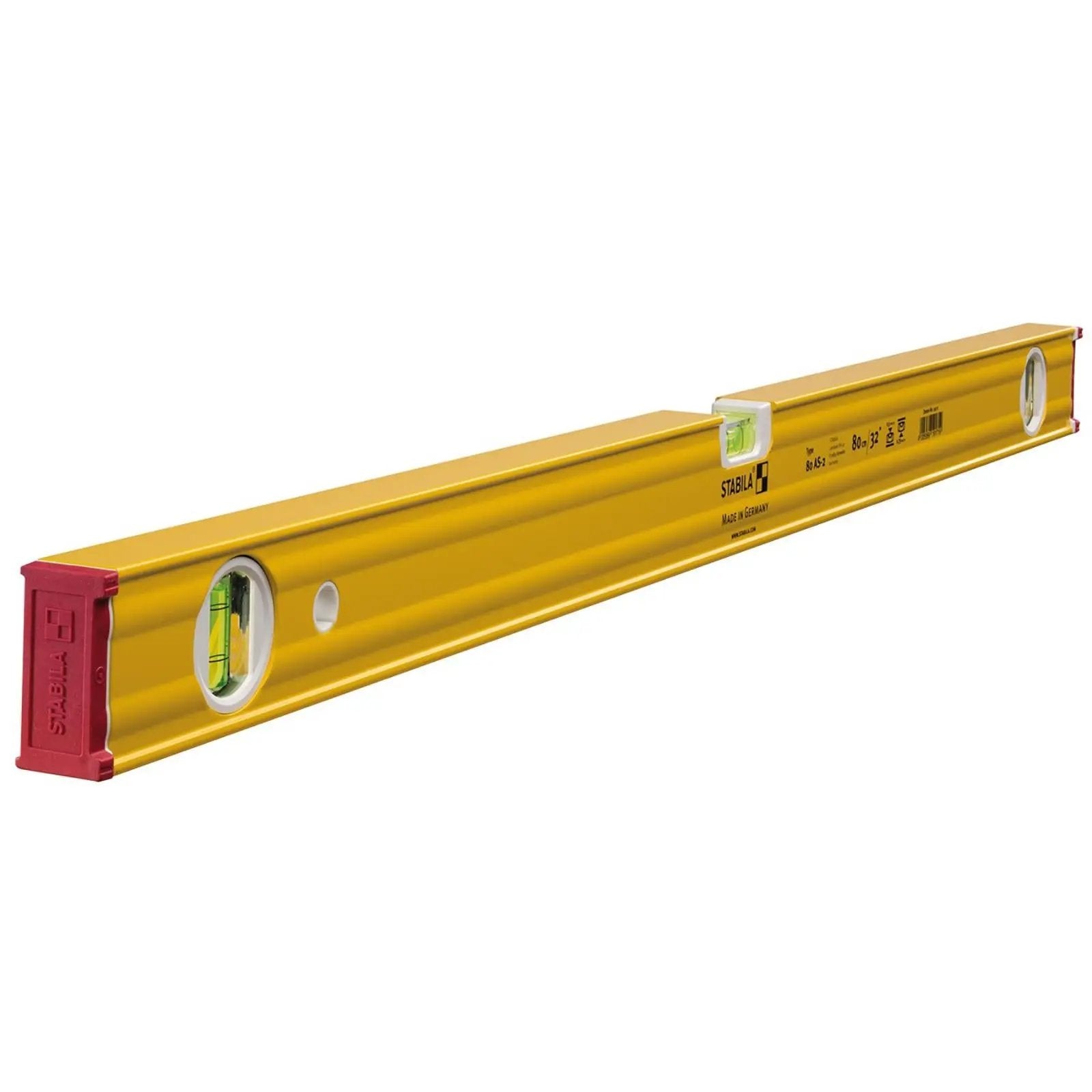 STABILA Type 80 AS-2 Spirit Level - Choose Size  White Rose Tools