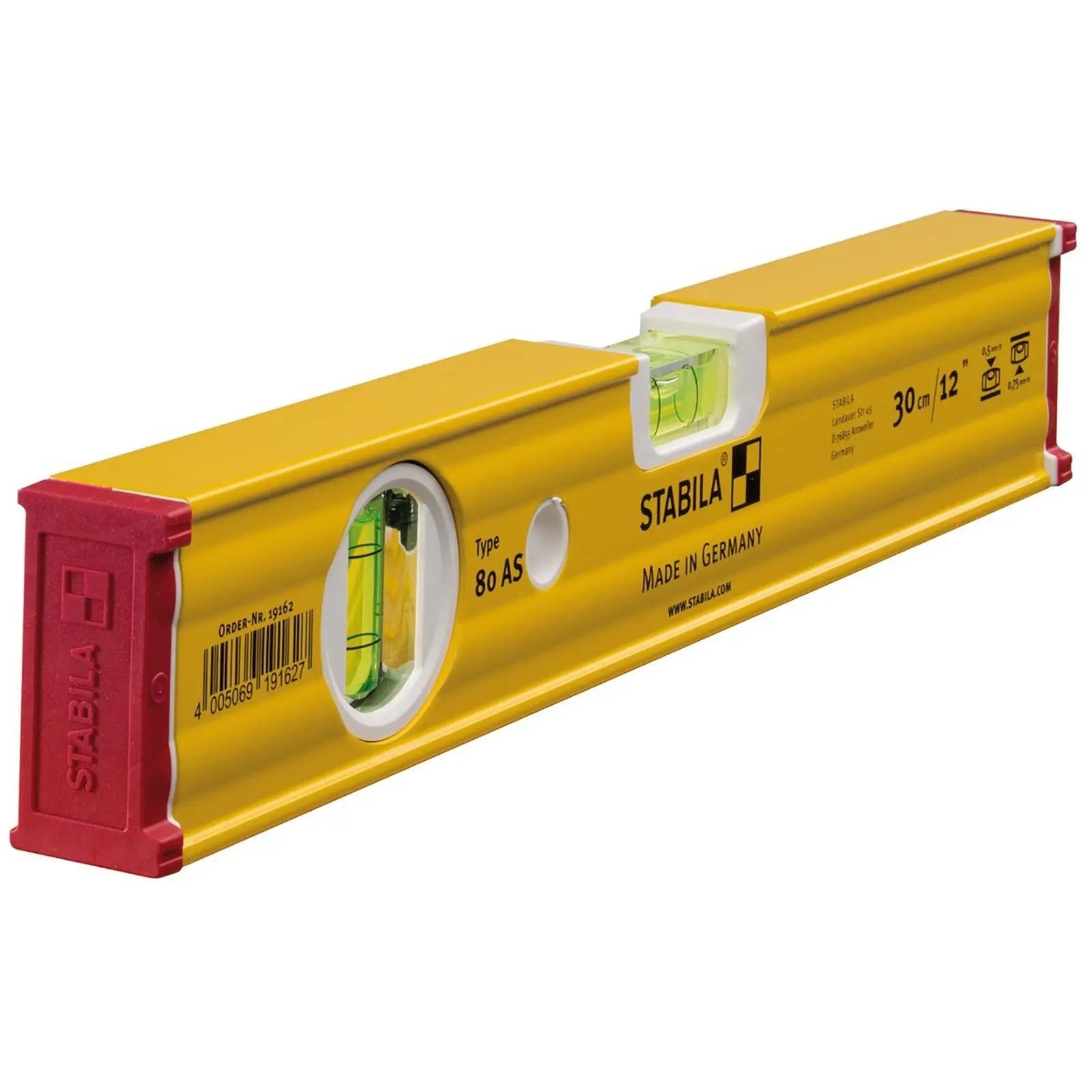 STABILA Type 80 AS Spirit Level - Choose Size  White Rose Tools