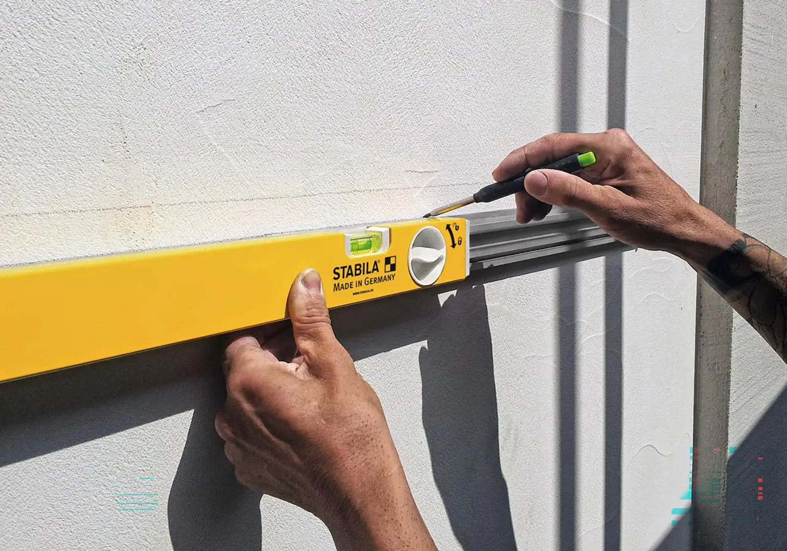 STABILA Type 80 T Telescopic Spirit Level Extending - Choose Size White Rose Tools
