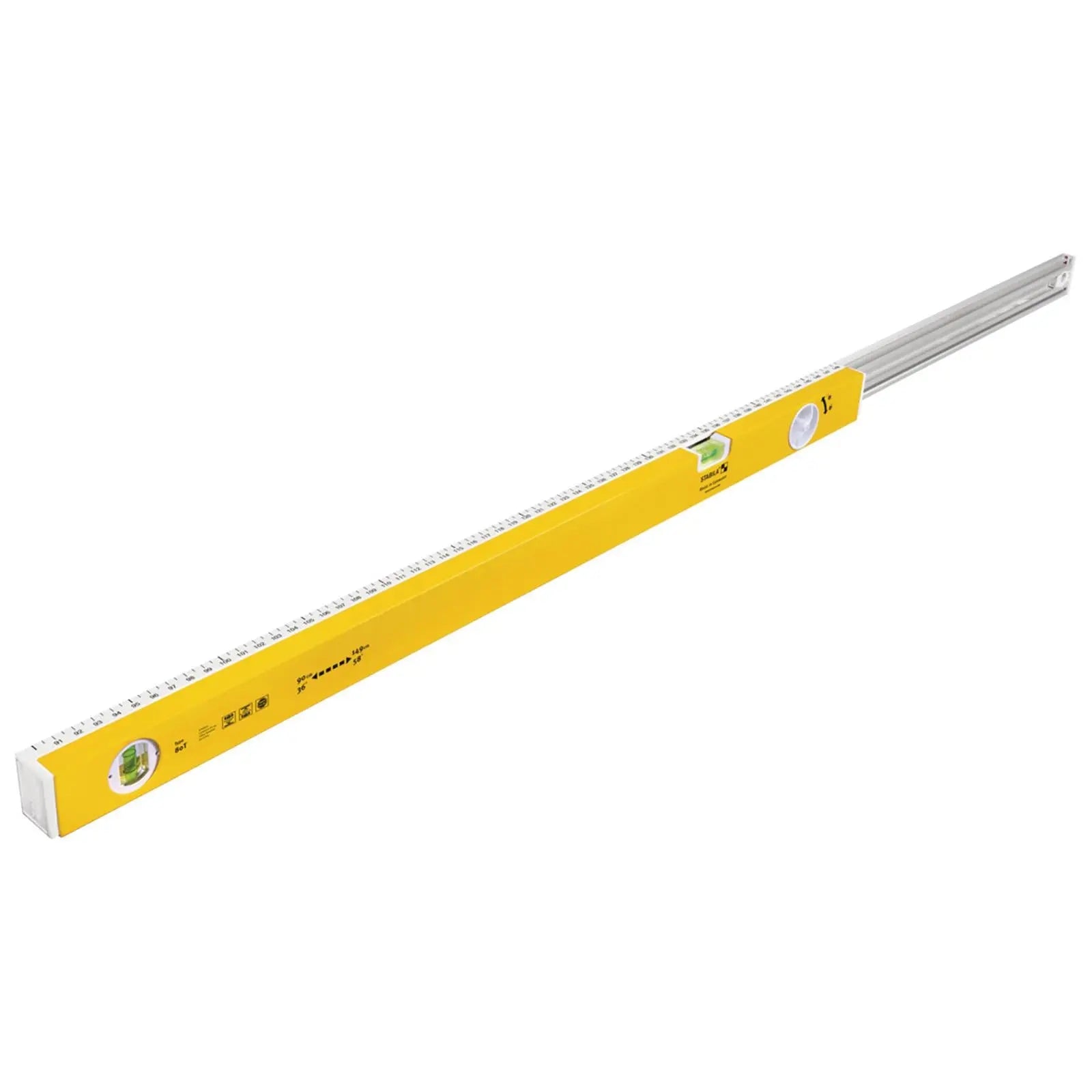 STABILA Type 80 T Telescopic Spirit Level Extending - Choose Size White Rose Tools